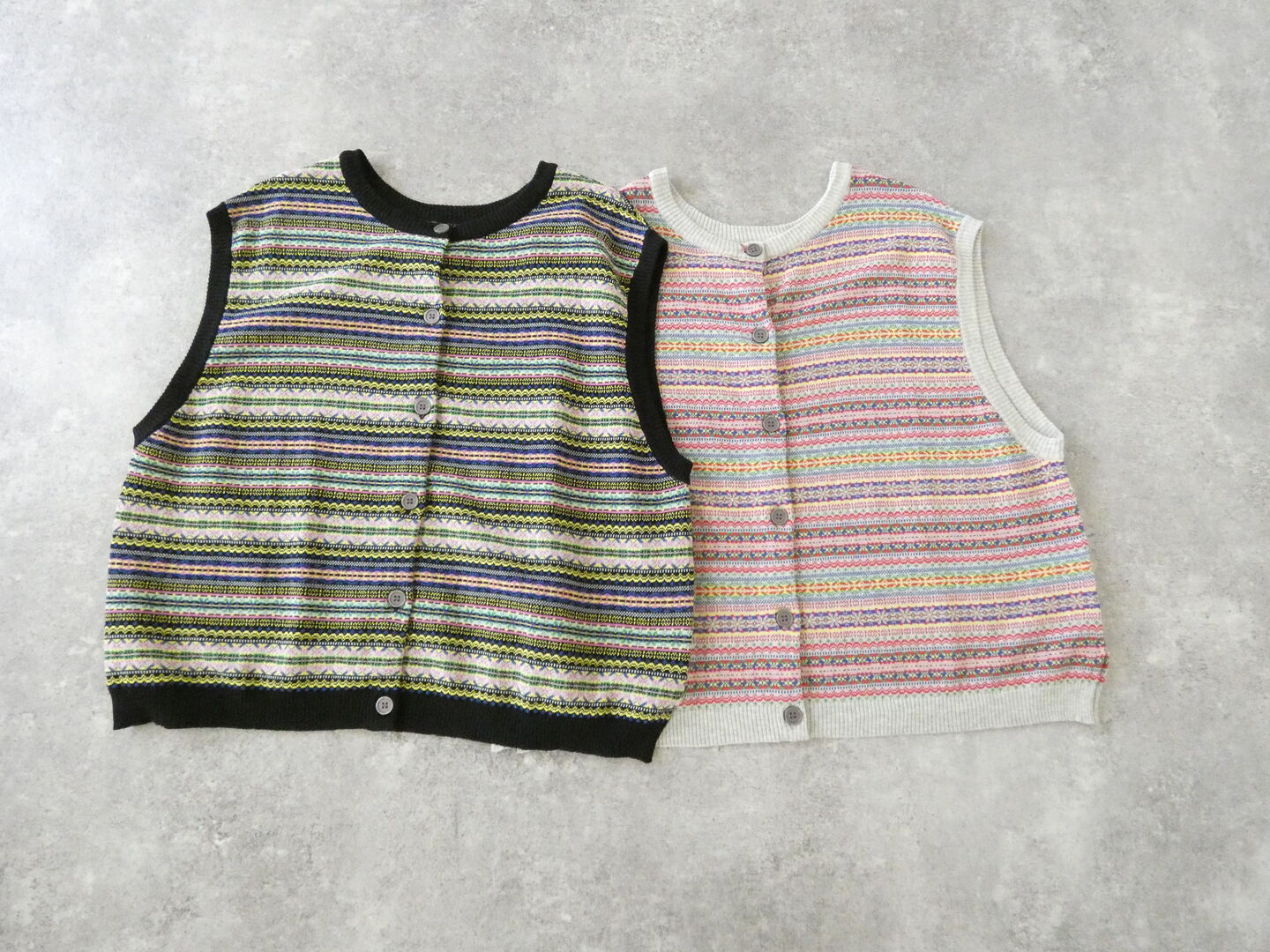 mao made(マオメイド) 2WAYジャガードベストの商品画像3