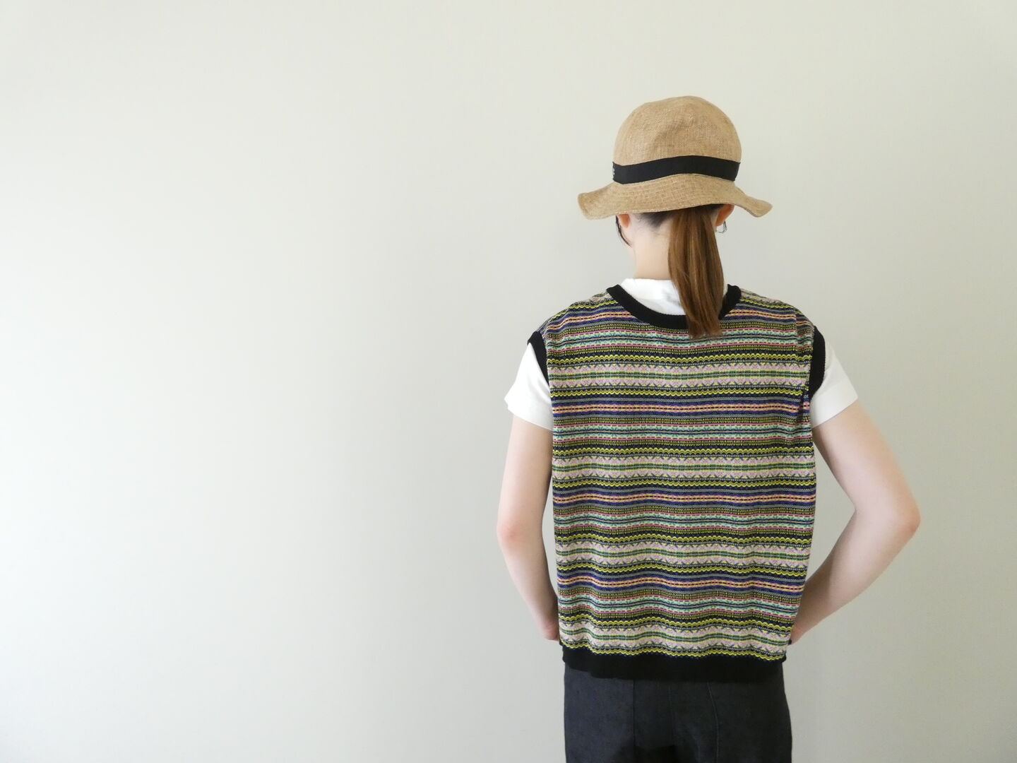 mao made(マオメイド) 2WAYジャガードベストの商品画像8