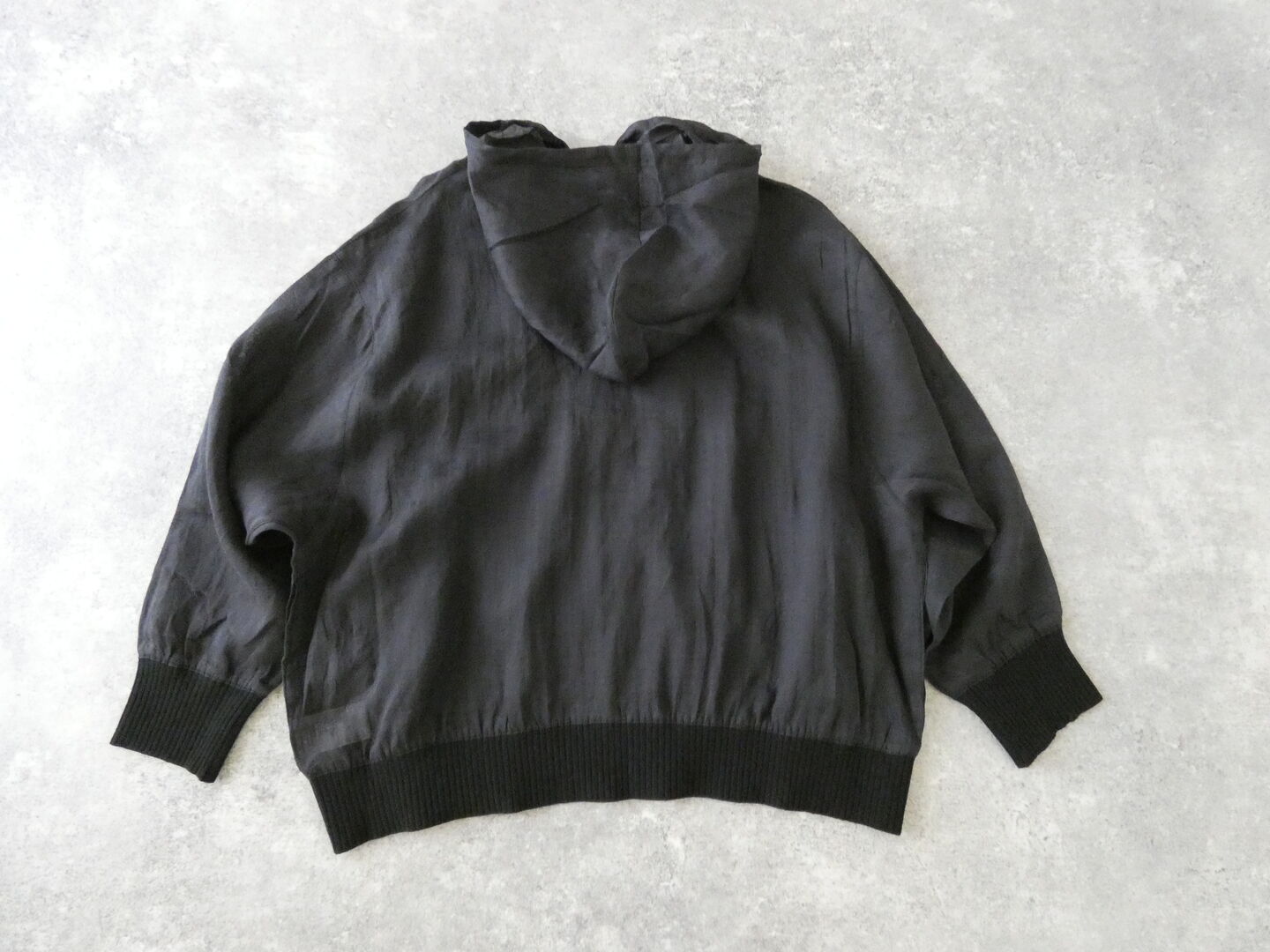 mao made(マオメイド) ニットリブドルマンスリーブパーカーの商品画像10