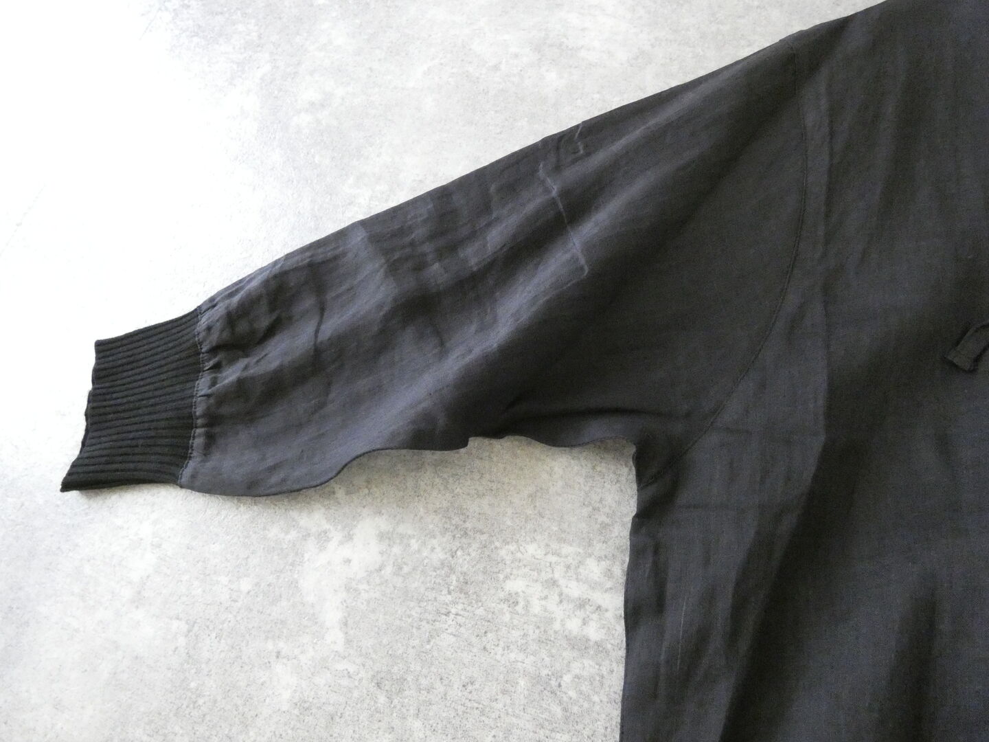 mao made(マオメイド) ニットリブドルマンスリーブパーカーの商品画像24