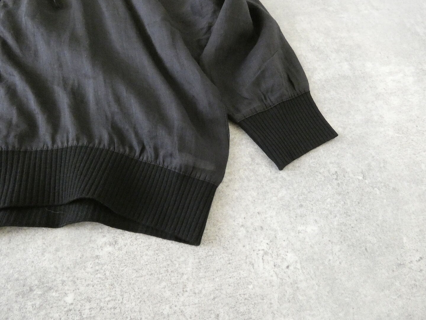 mao made(マオメイド) ニットリブドルマンスリーブパーカーの商品画像25