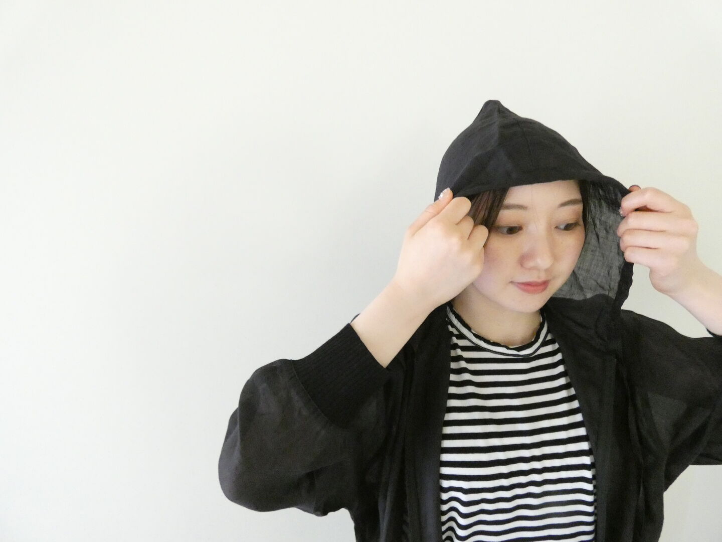 mao made(マオメイド) ニットリブドルマンスリーブパーカーの商品画像6