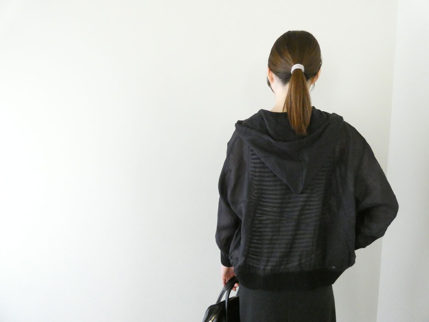 mao made(マオメイド) ニットリブドルマンスリーブパーカーの商品画像8