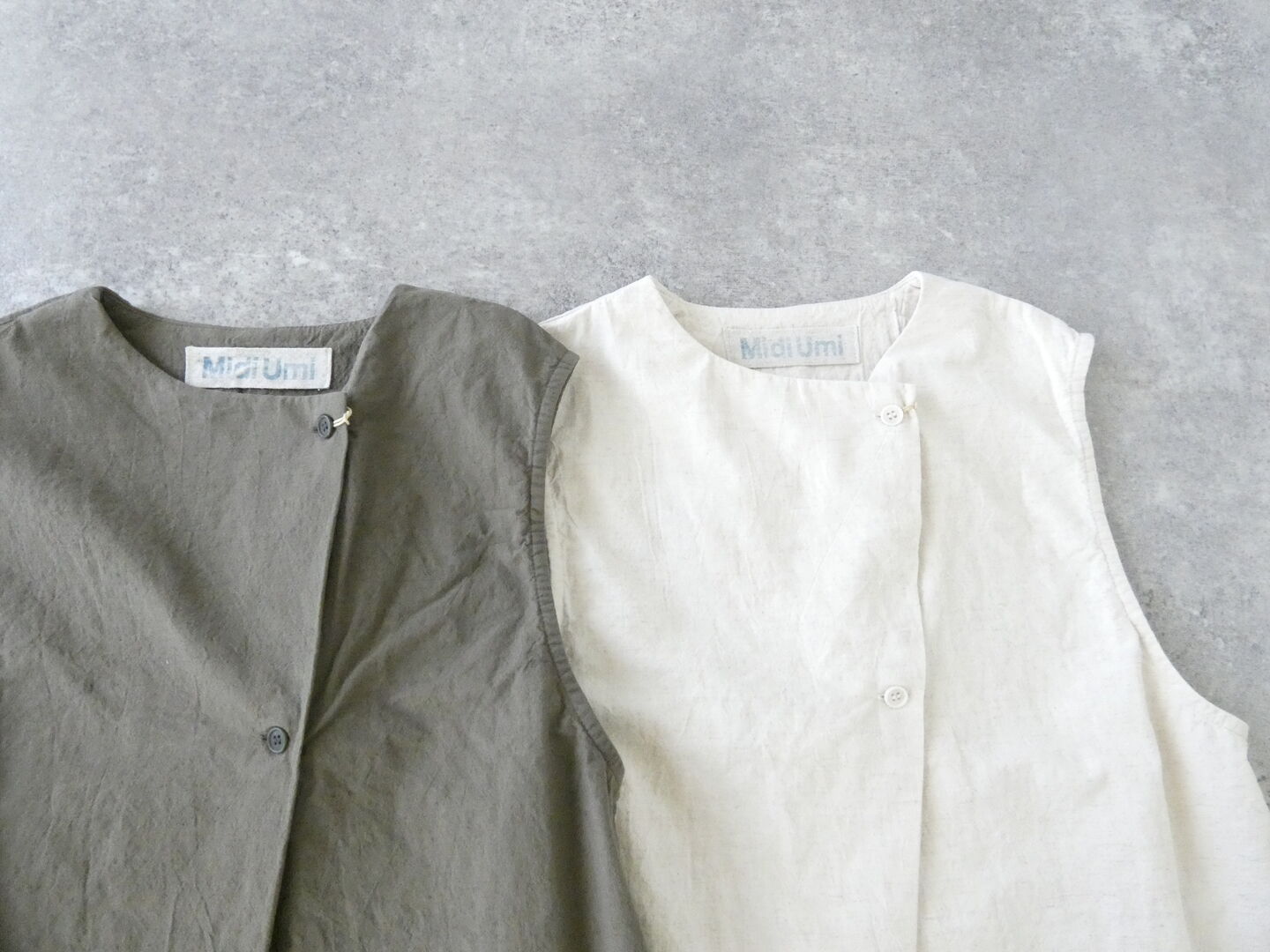 MidiUmi(ミディウミ) コットンリネンライトベストの商品画像16