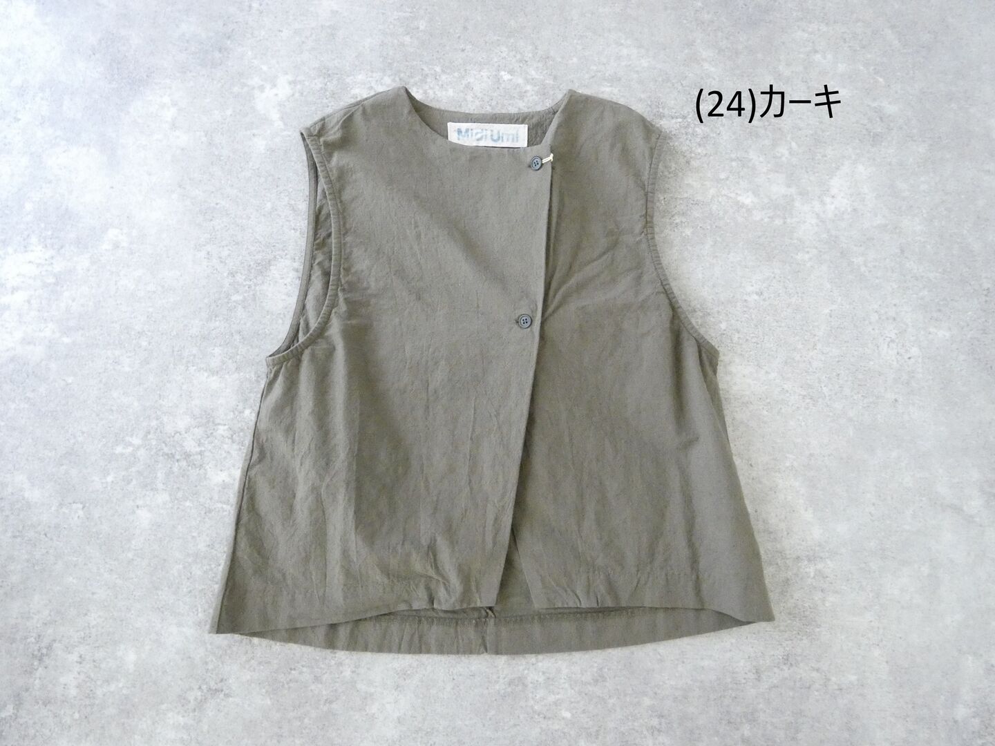 MidiUmi(ミディウミ) コットンリネンライトベストの商品画像28