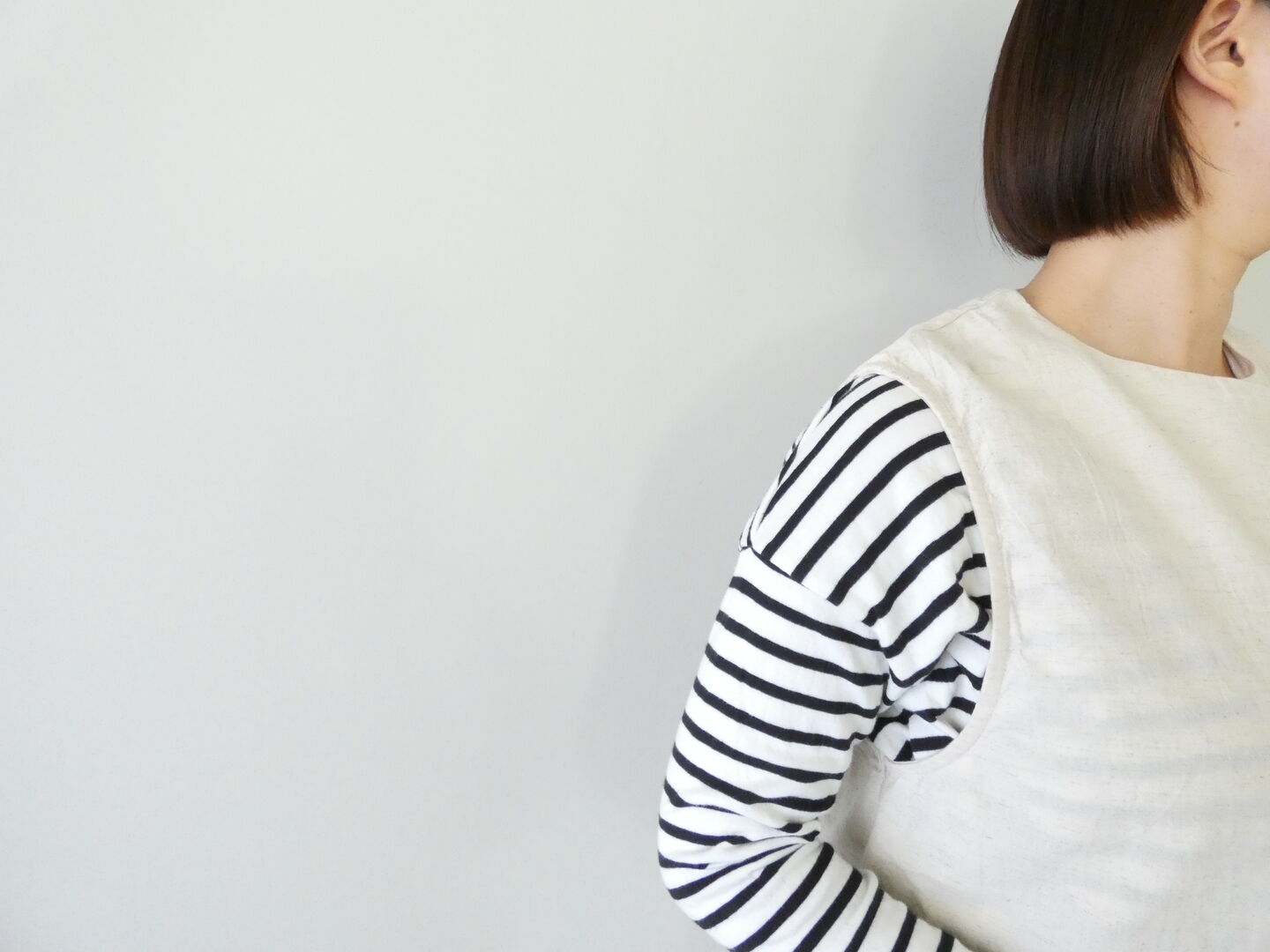 MidiUmi(ミディウミ) コットンリネンライトベストの商品画像5