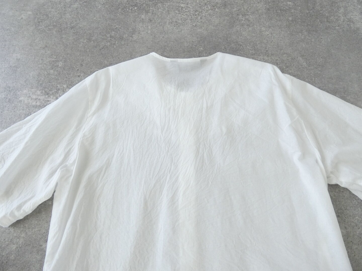 mizuiro ind(ミズイロインド) フリルデザインネックシャツの商品画像35