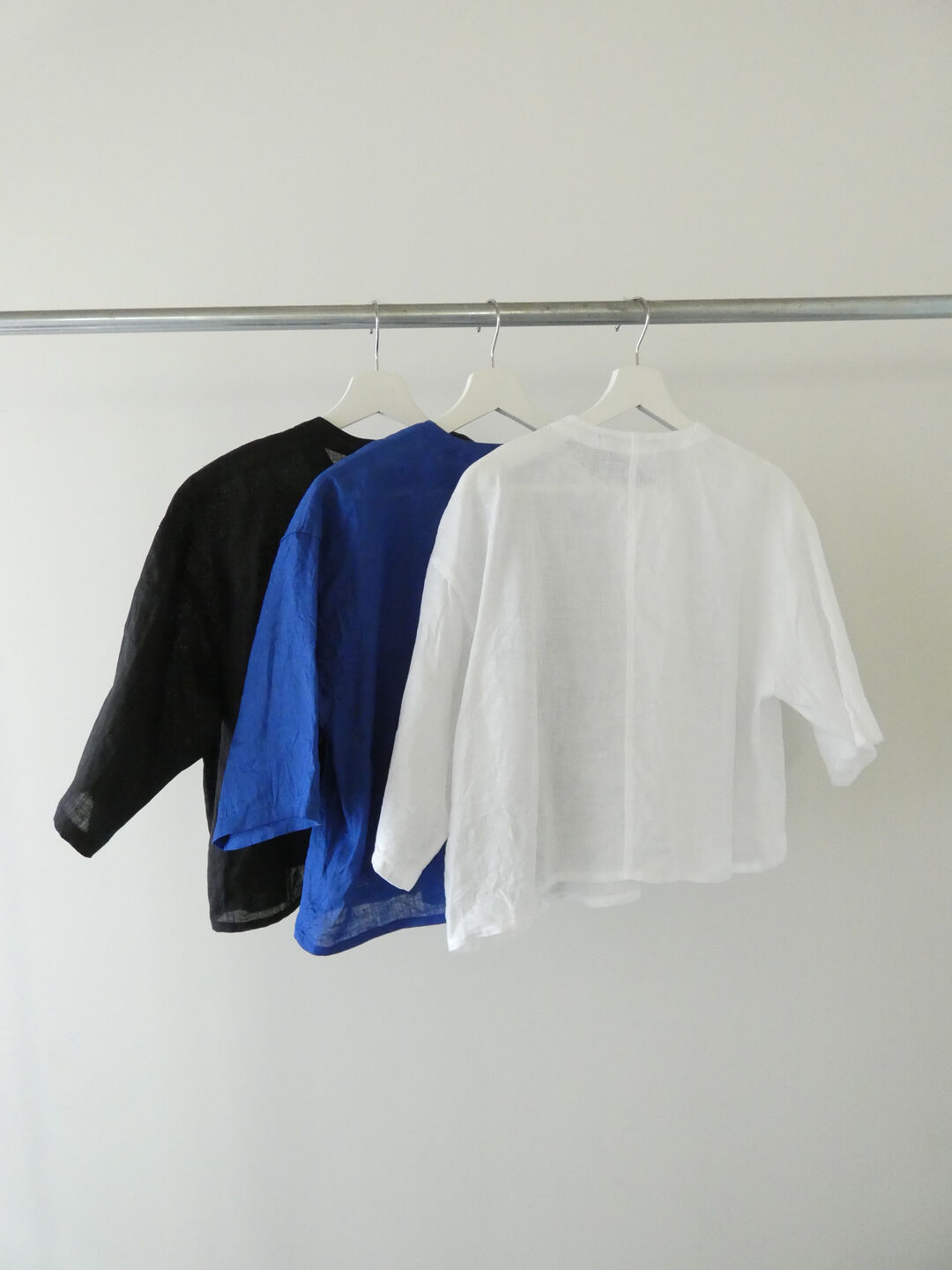 mizuiro ind(ミズイロインド) リネンダブルクルーネックシャツの商品画像11