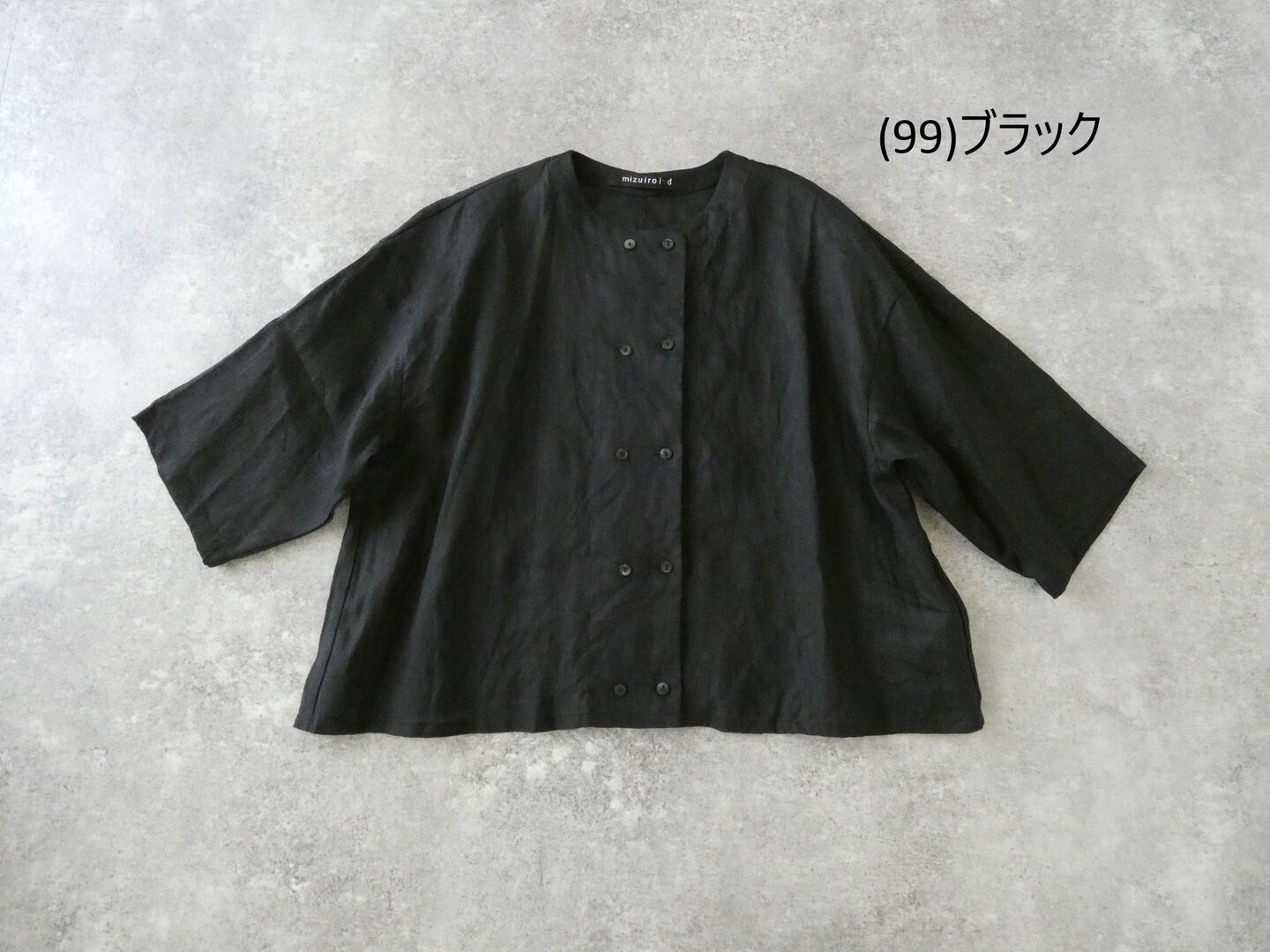 mizuiro ind(ミズイロインド) リネンダブルクルーネックシャツの商品画像28