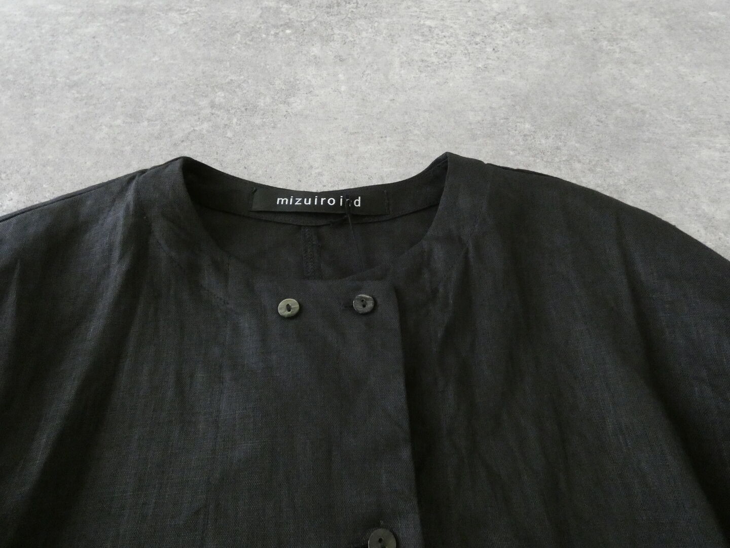 mizuiro ind(ミズイロインド) リネンダブルクルーネックシャツの商品画像30