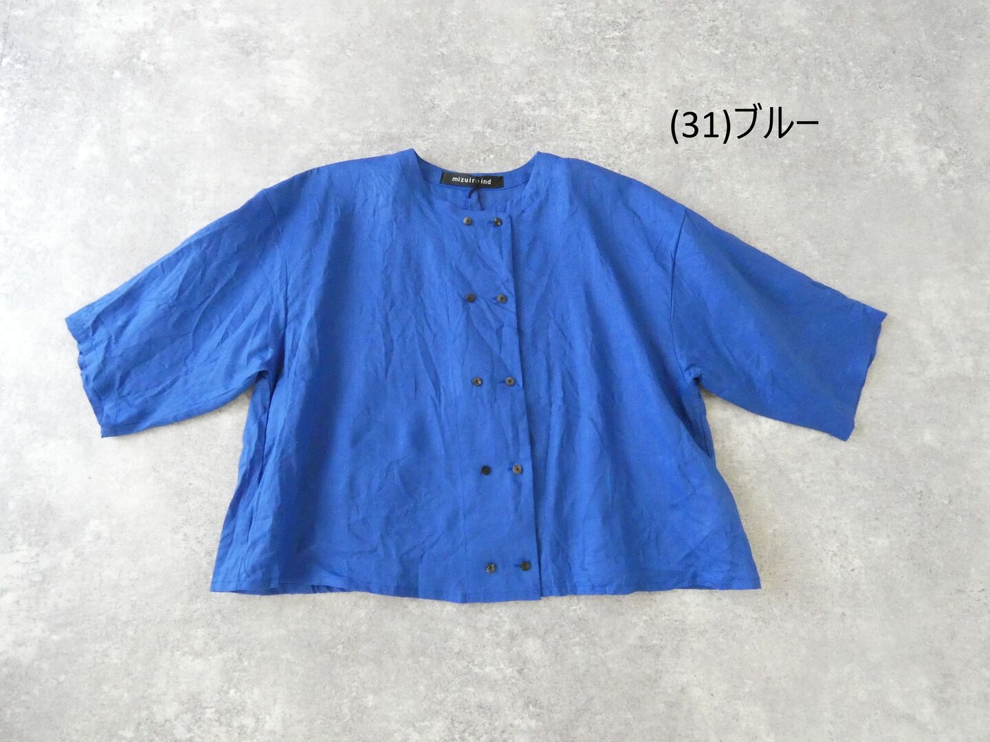 mizuiro ind(ミズイロインド) リネンダブルクルーネックシャツの商品画像42
