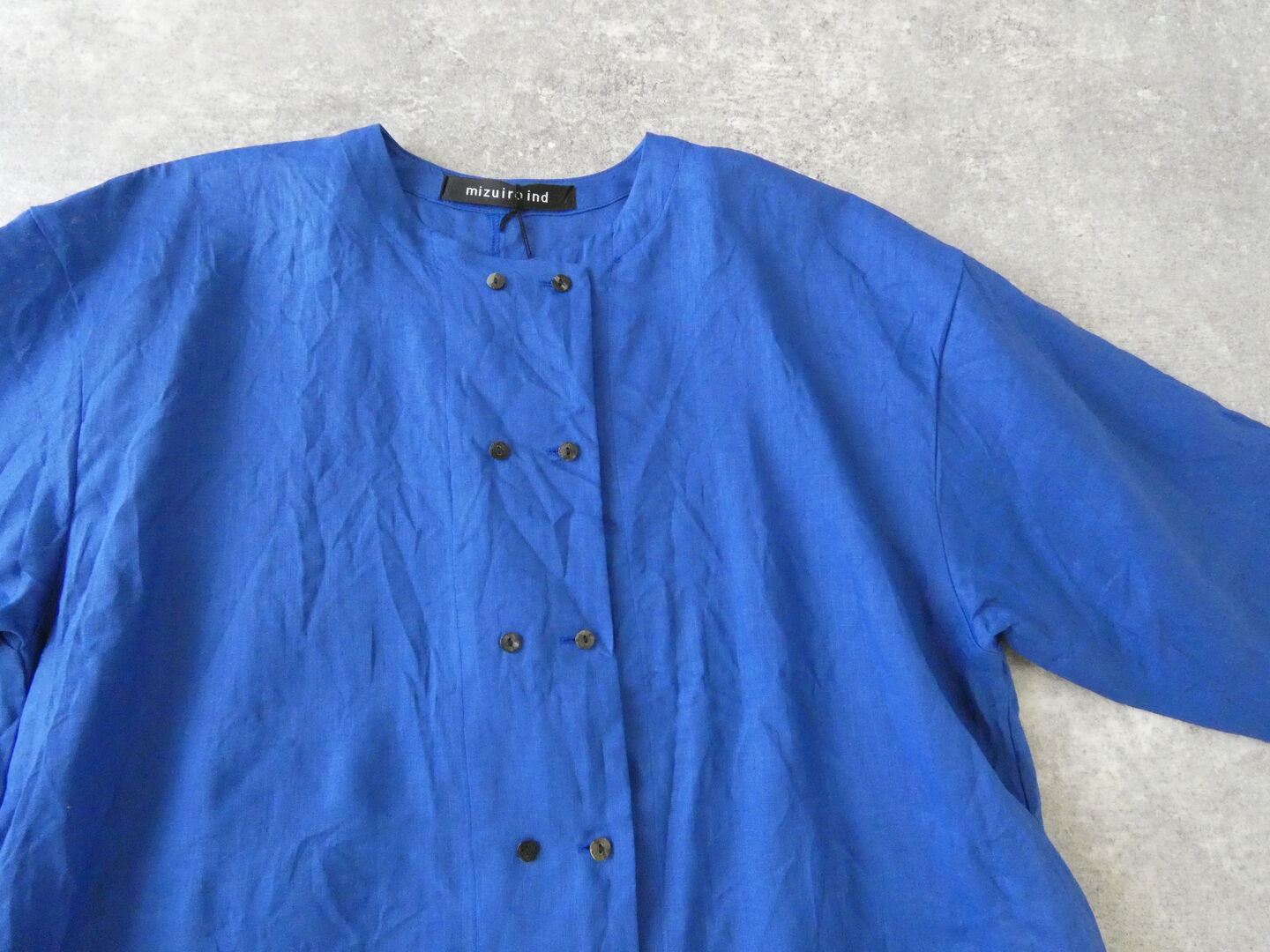 mizuiro ind(ミズイロインド) リネンダブルクルーネックシャツの商品画像44