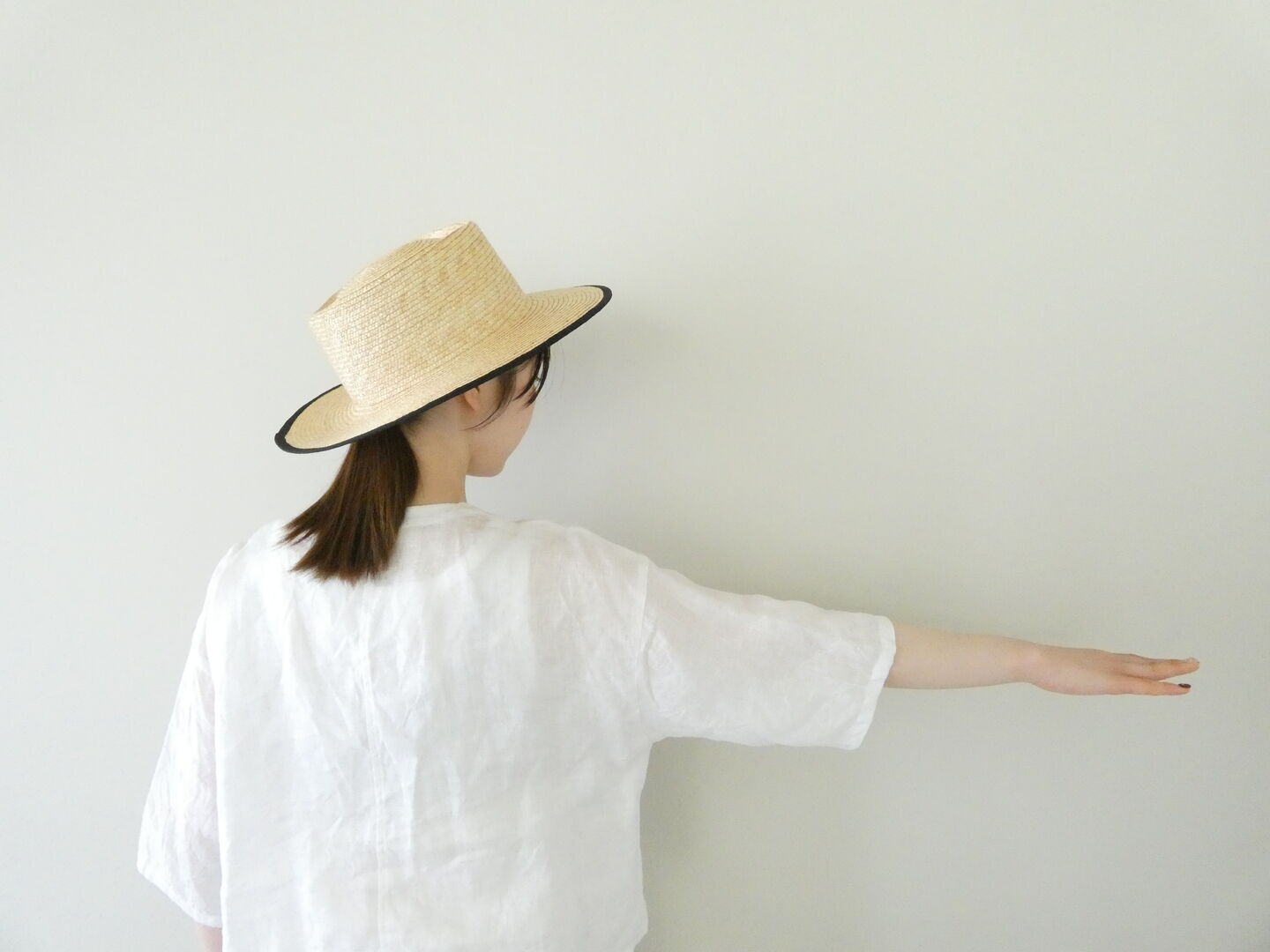 mizuiro ind(ミズイロインド) リネンダブルクルーネックシャツの商品画像7