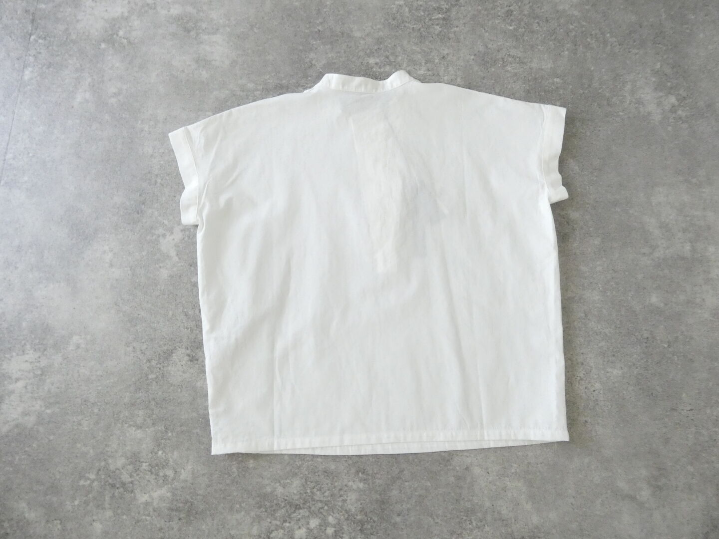 mizuiro ind(ミズイロインド) コットンリネンアシンメトリーカラーシャツの商品画像29