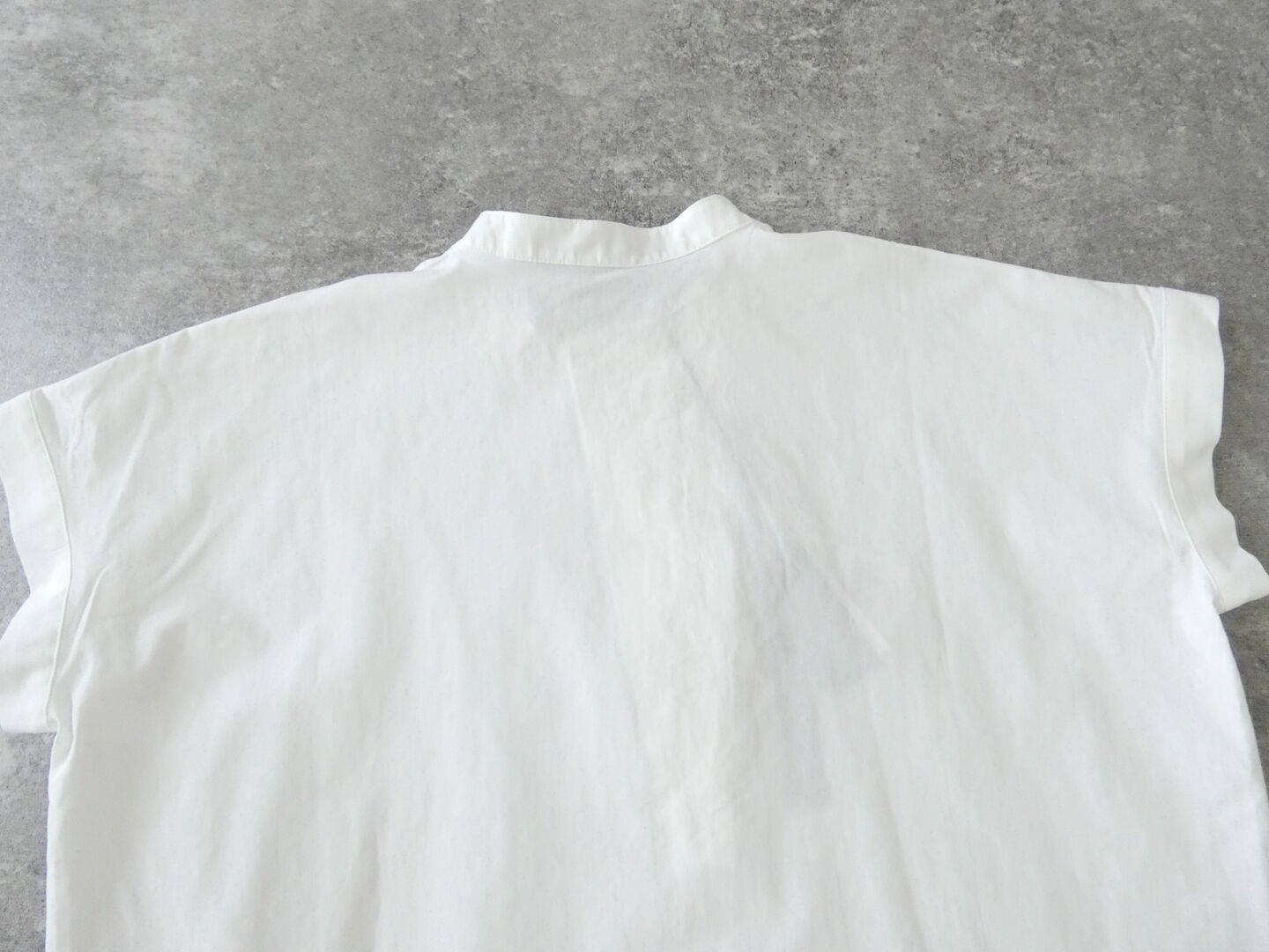 mizuiro ind(ミズイロインド) コットンリネンアシンメトリーカラーシャツの商品画像33