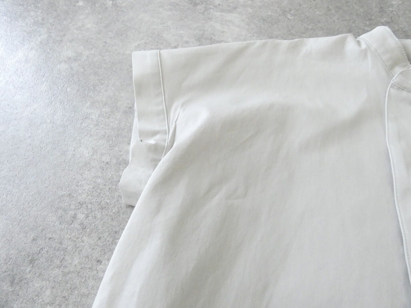 mizuiro ind(ミズイロインド) コットンリネンアシンメトリーカラーシャツの商品画像59