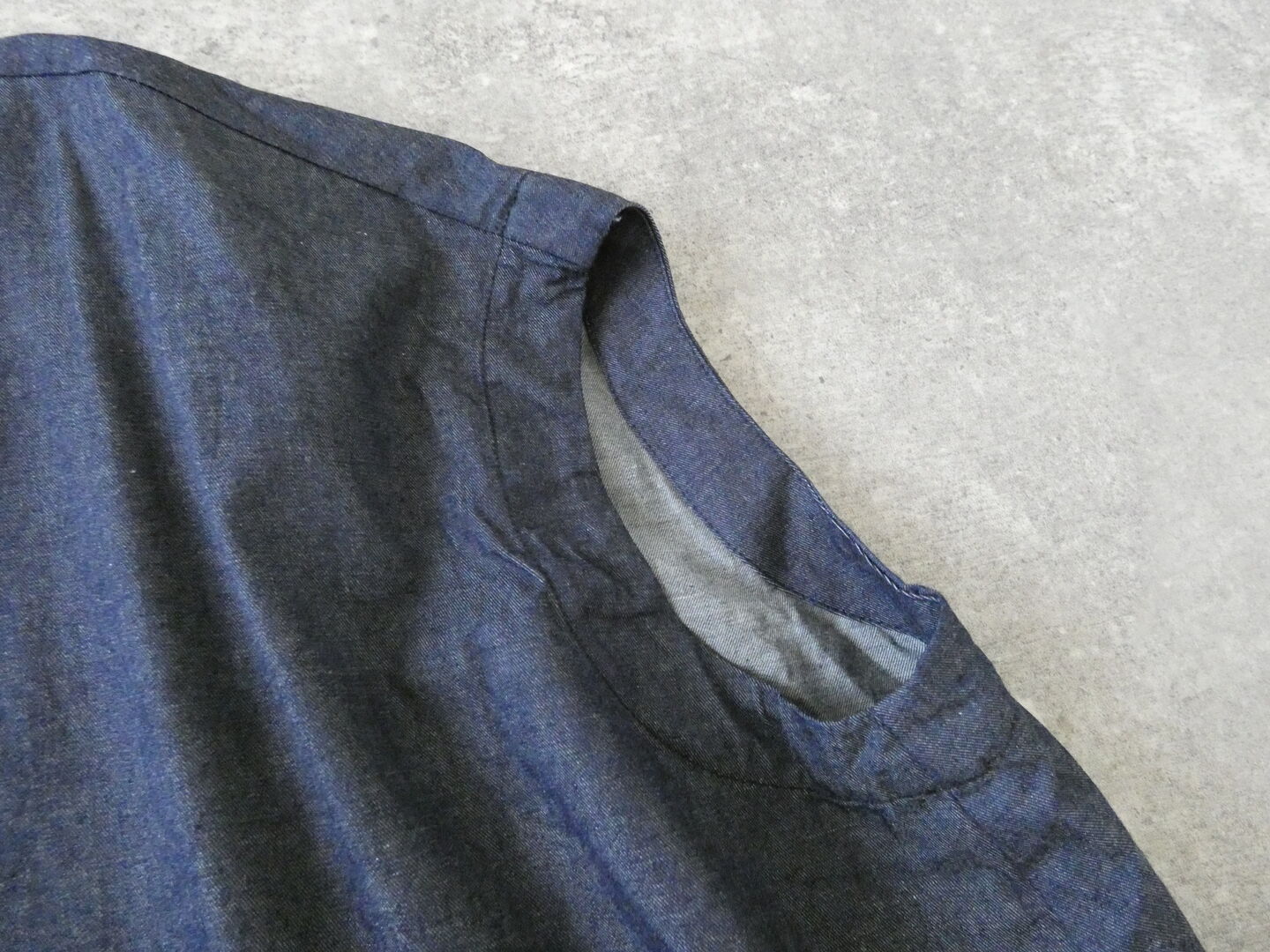 mizuiro ind(ミズイロインド) ワイドデニムシャツワンピースの商品画像22