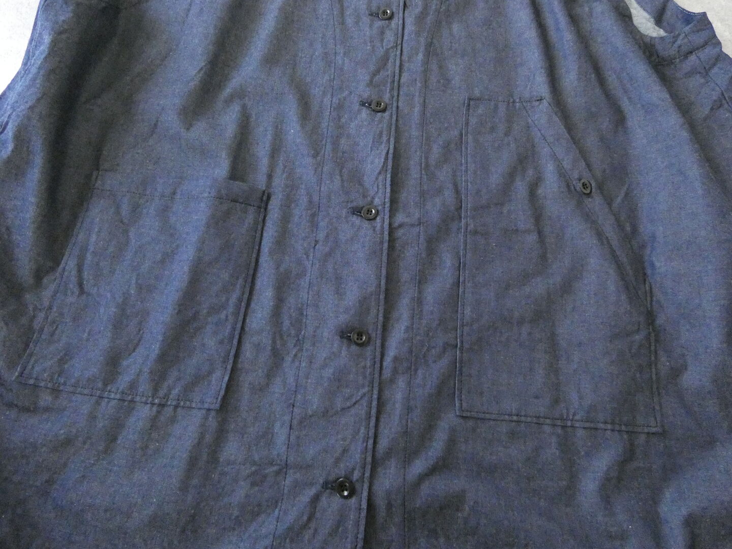 mizuiro ind(ミズイロインド) ワイドデニムシャツワンピースの商品画像23