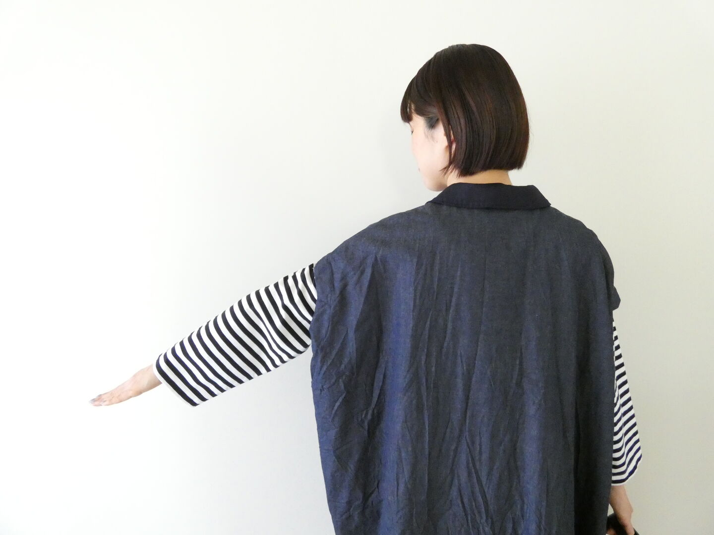 mizuiro ind(ミズイロインド) ワイドデニムシャツワンピースの商品画像8