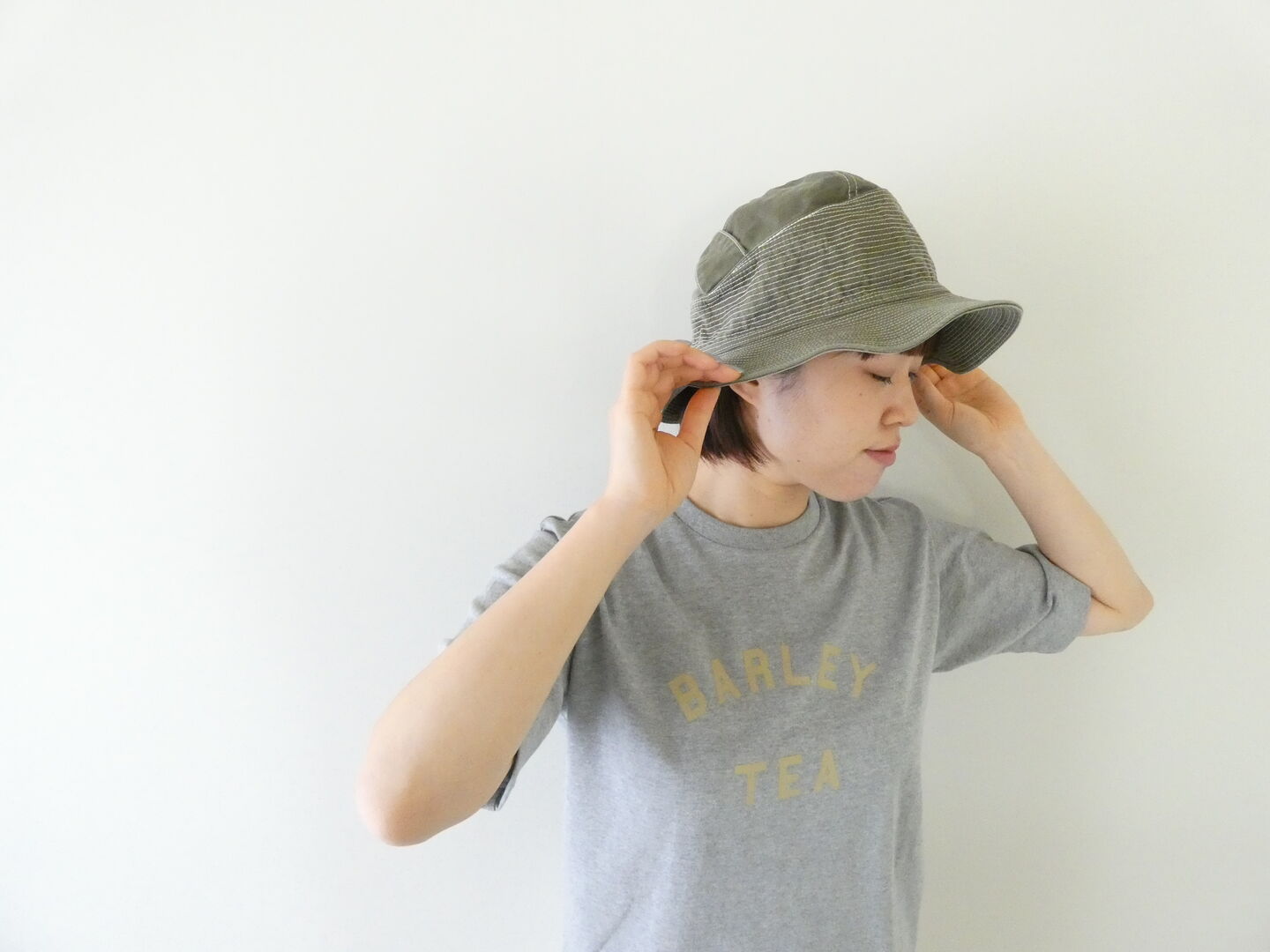 PARADIS(パラディ) ドライコットン天竺プリントTの商品画像1