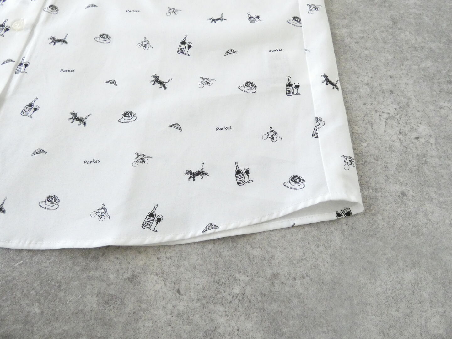 PK 重ね衿裾ラウンドカットシャツの商品画像24