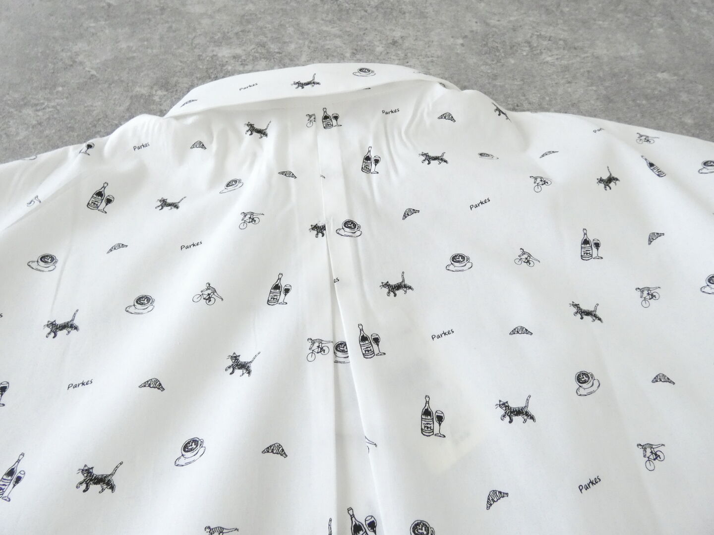 PK 重ね衿裾ラウンドカットシャツの商品画像27