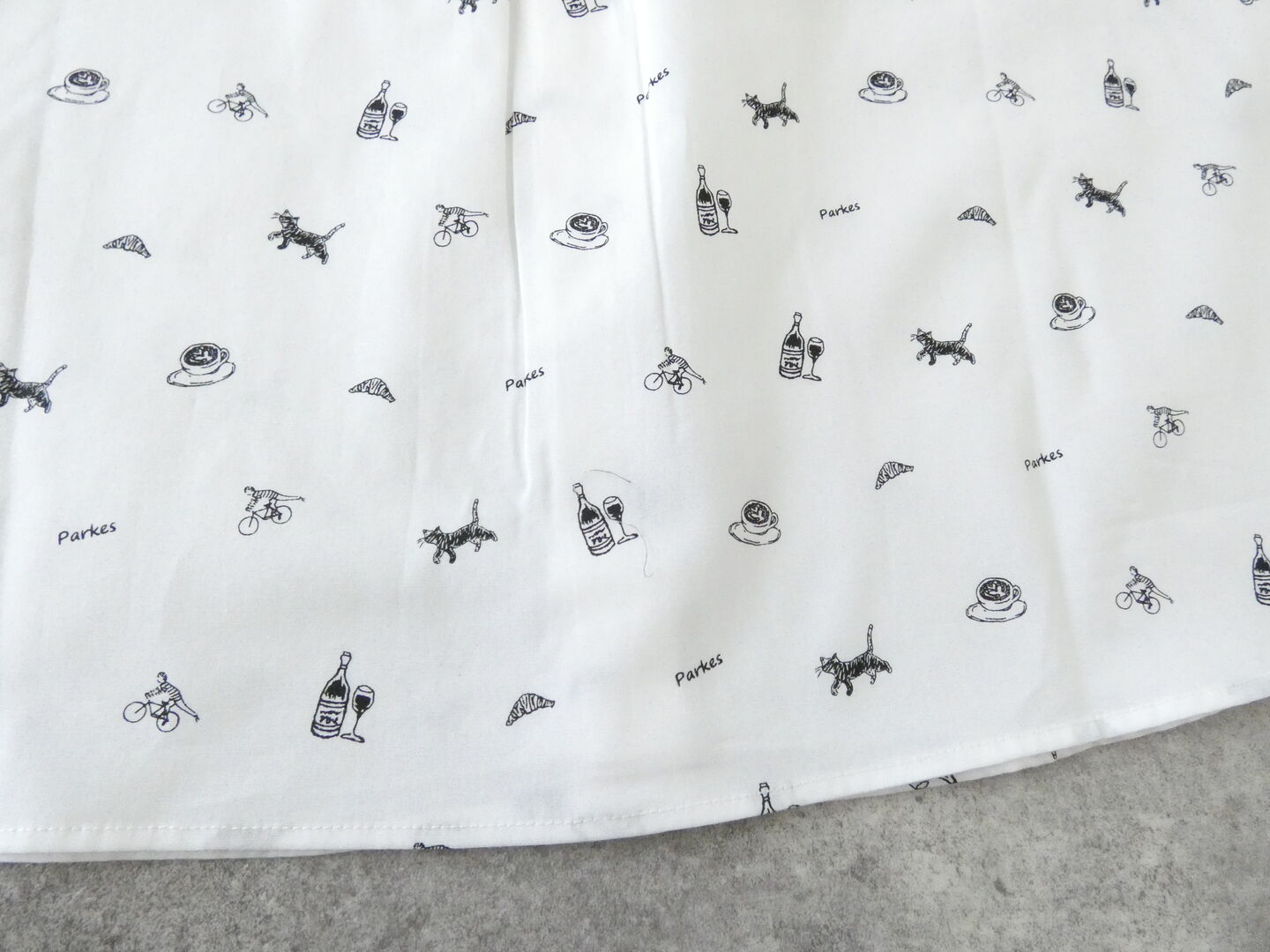 PK 重ね衿裾ラウンドカットシャツの商品画像28