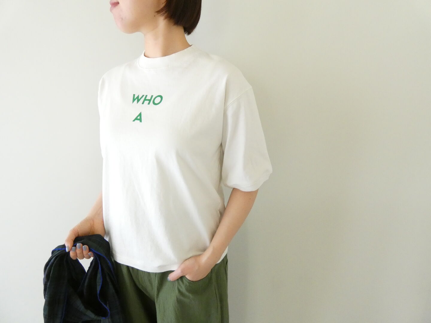 PACIFIC PARK STORE(パシフィックパークストア) 天竺ベーシックプリントTee　WHO Aの商品画像2