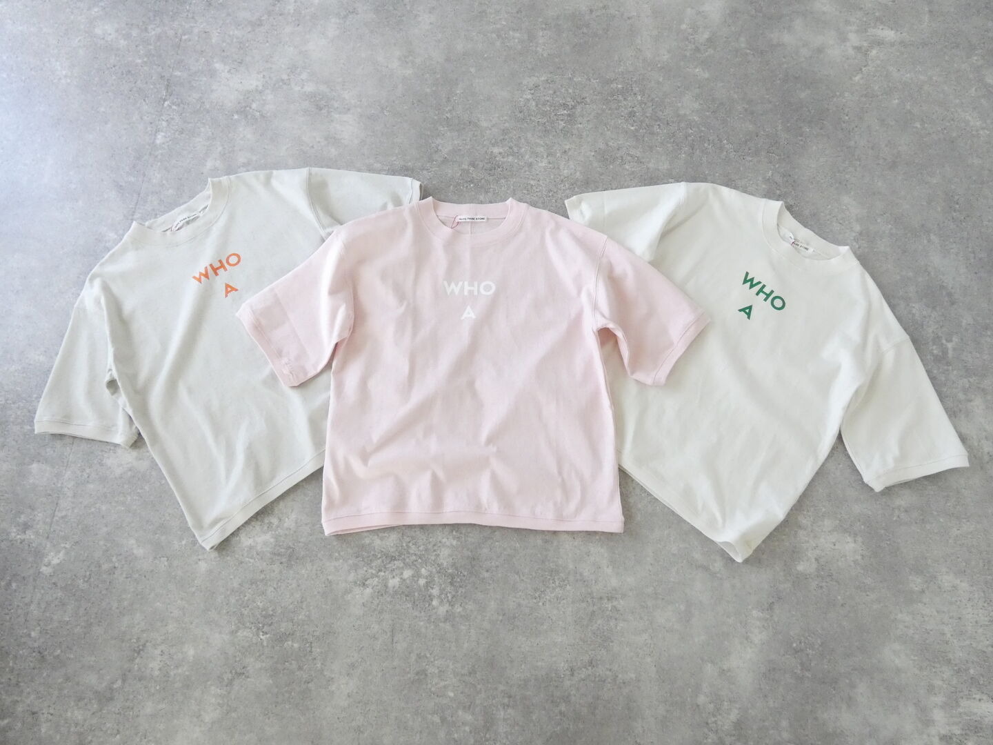 PACIFIC PARK STORE(パシフィックパークストア) 天竺ベーシックプリントTee　WHO Aの商品画像3