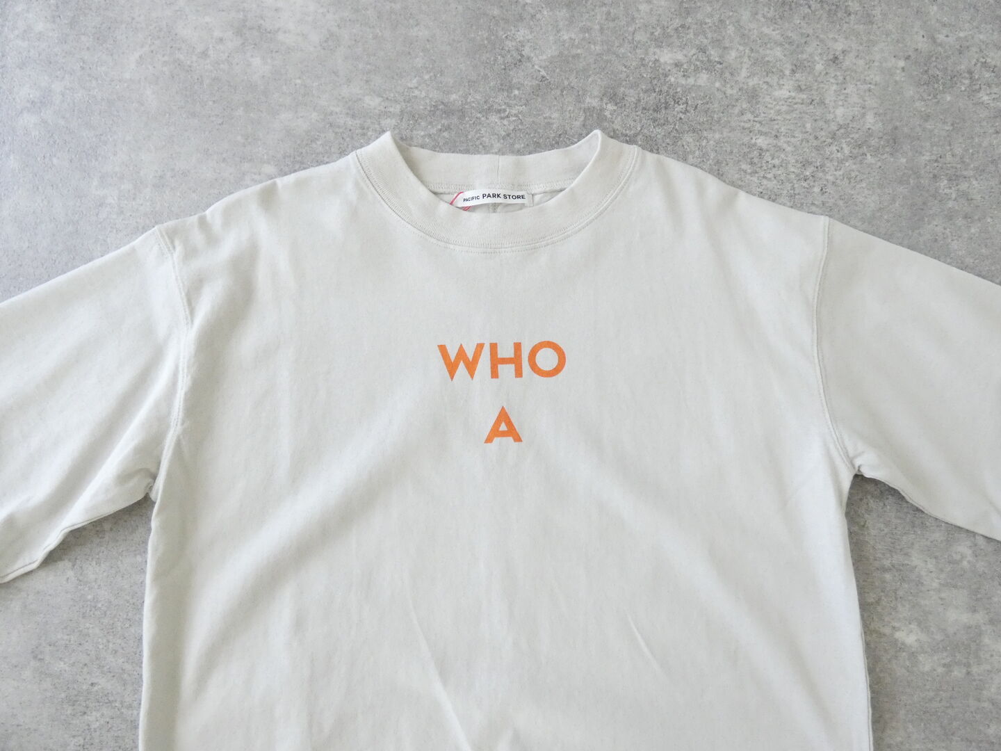 PACIFIC PARK STORE(パシフィックパークストア) 天竺ベーシックプリントTee　WHO Aの商品画像30