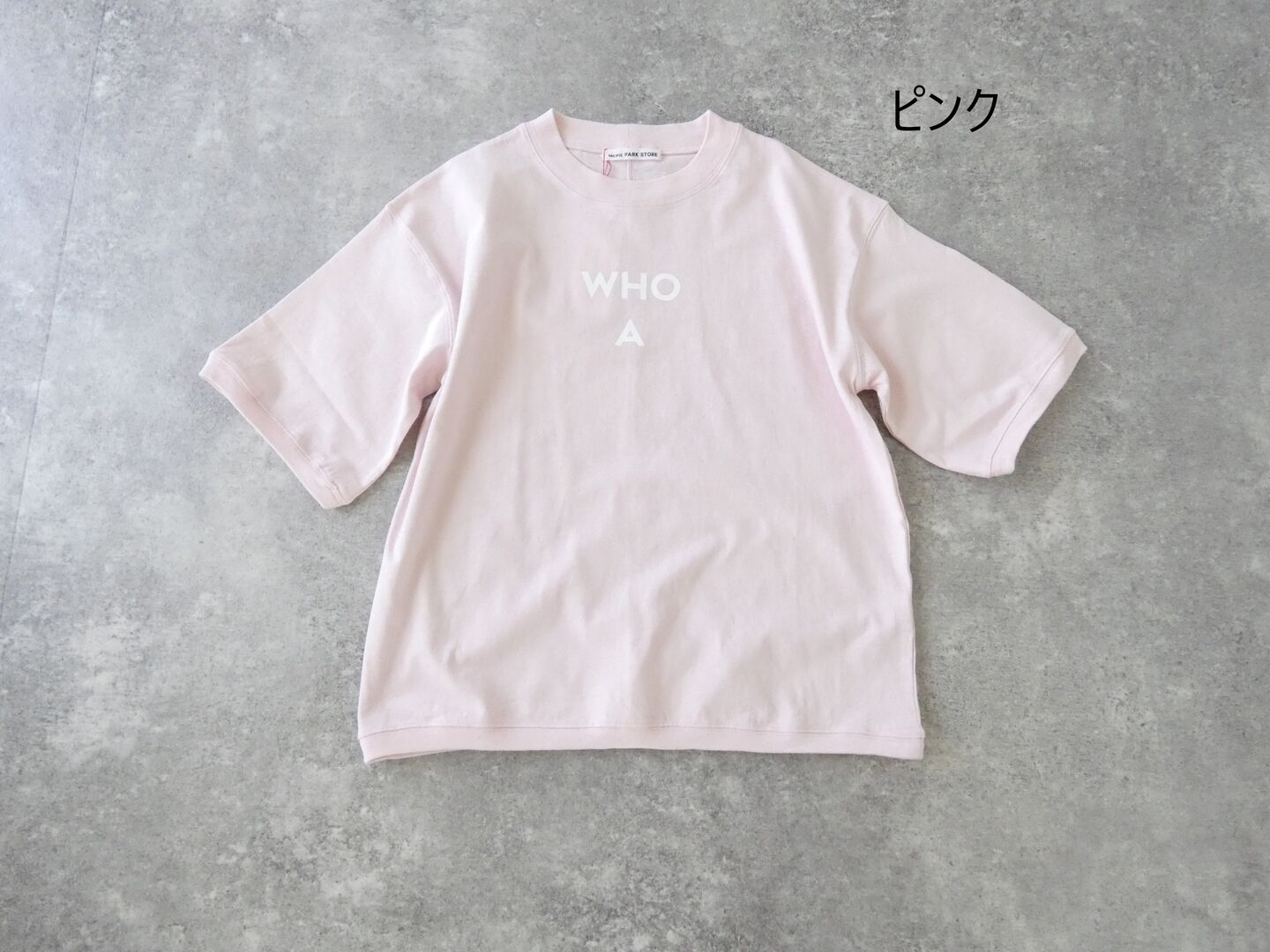PACIFIC PARK STORE(パシフィックパークストア) 天竺ベーシックプリントTee　WHO Aの商品画像42