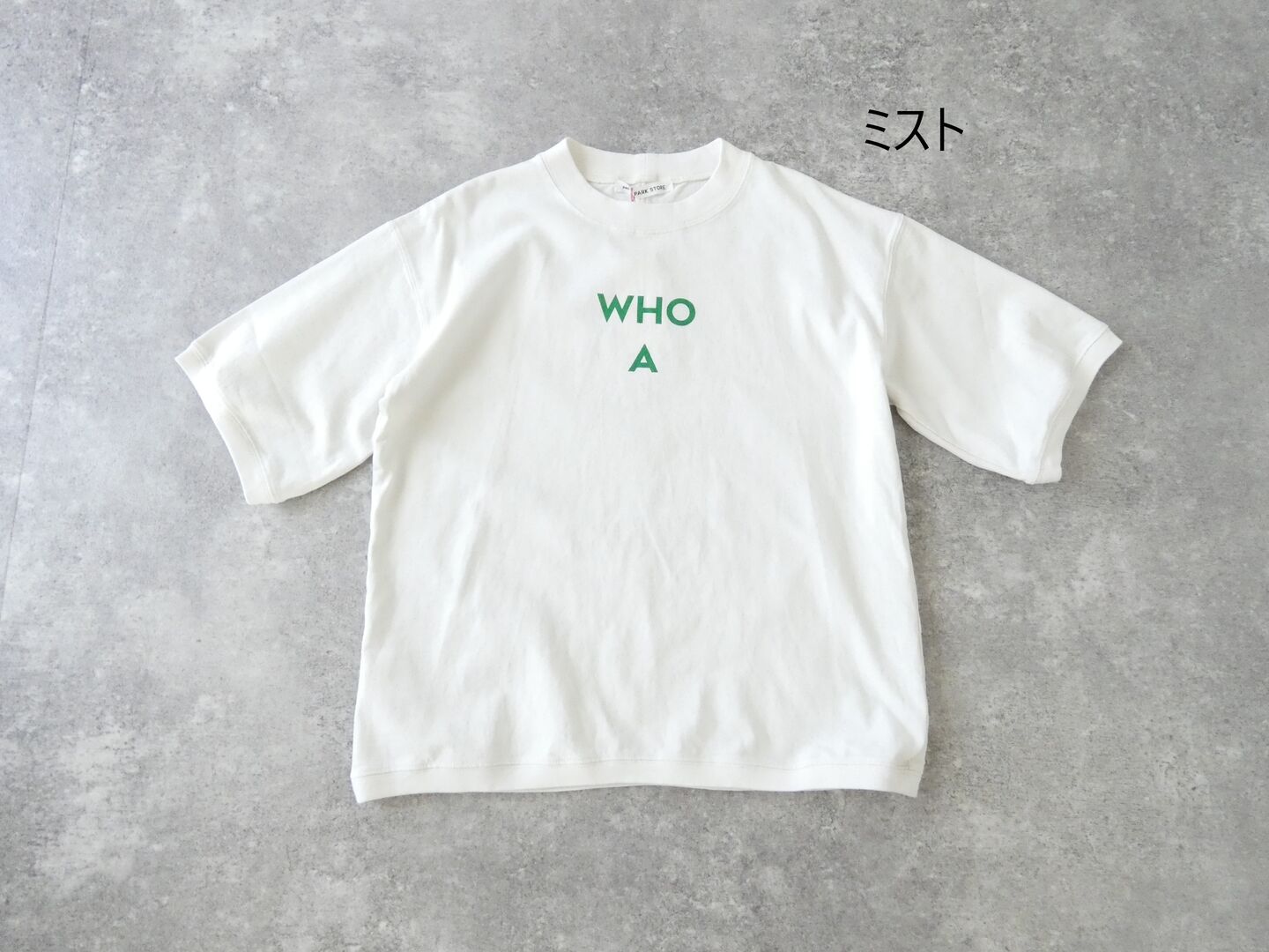 PACIFIC PARK STORE(パシフィックパークストア) 天竺ベーシックプリントTee　WHO Aの商品画像56