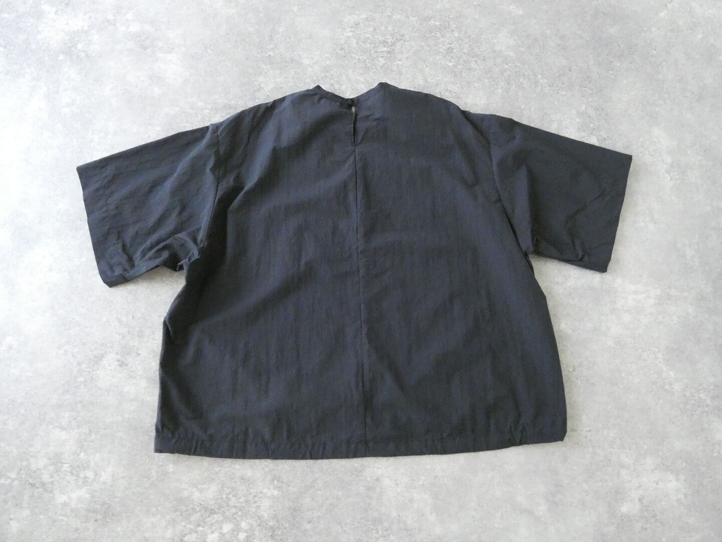 prit(プリット) コットンナイロン交織平織ワッシャー5分ビッグスリーブ裾ヒモプルオーバーの商品画像11