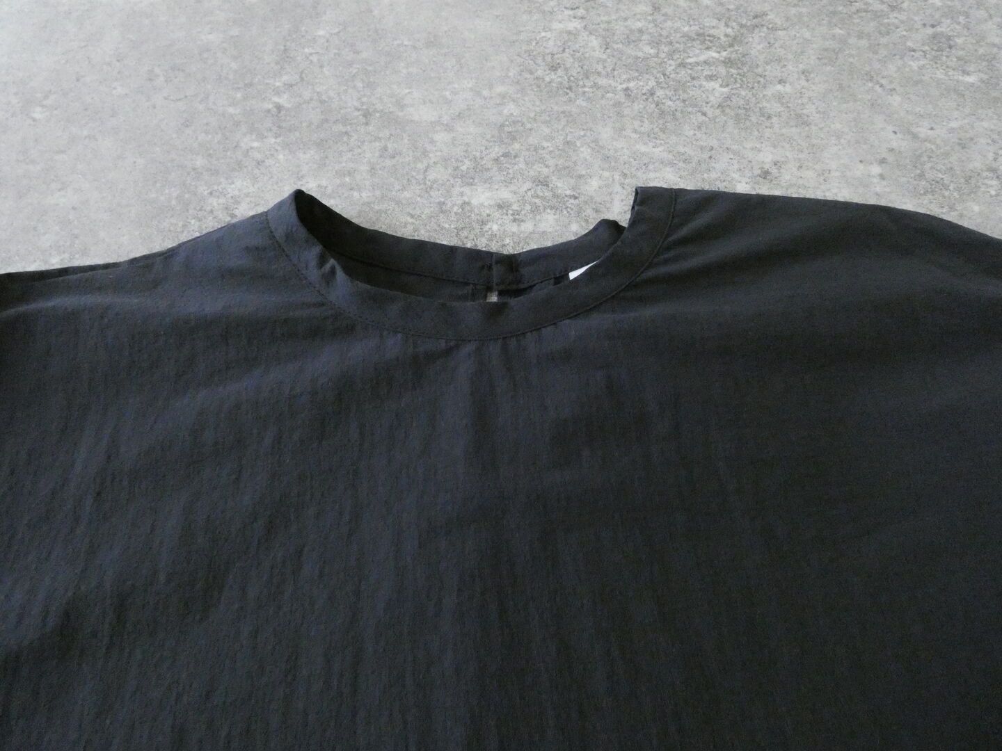 prit(プリット) コットンナイロン交織平織ワッシャー5分ビッグスリーブ裾ヒモプルオーバーの商品画像18