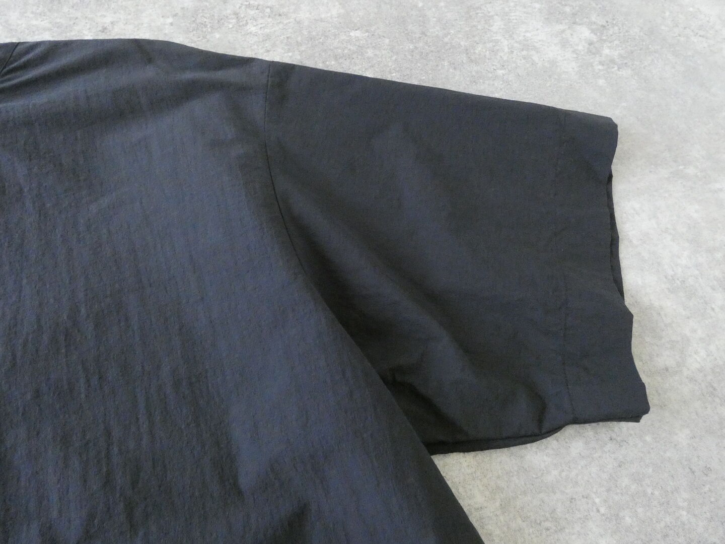 prit(プリット) コットンナイロン交織平織ワッシャー5分ビッグスリーブ裾ヒモプルオーバーの商品画像19