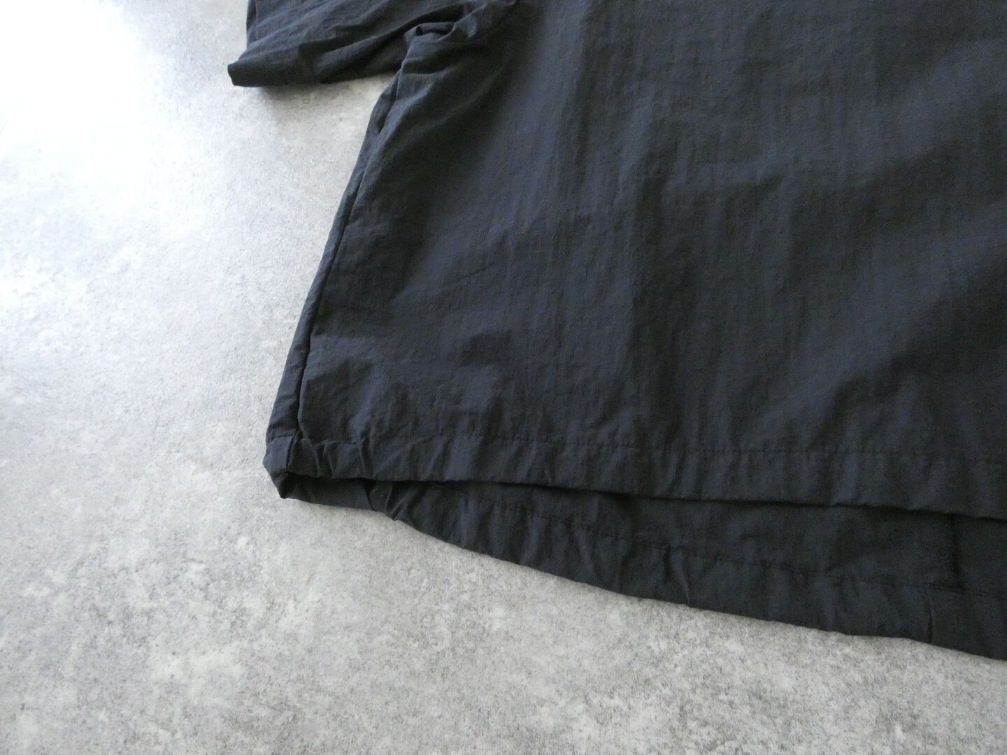 prit(プリット) コットンナイロン交織平織ワッシャー5分ビッグスリーブ裾ヒモプルオーバーの商品画像21