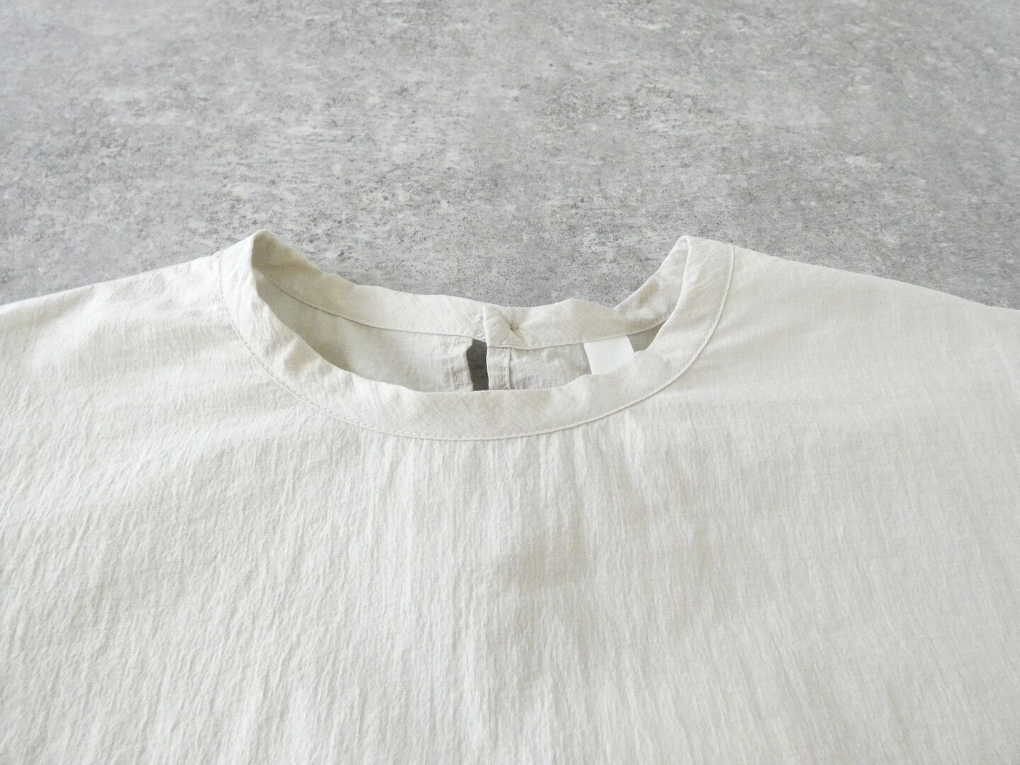 prit(プリット) コットンナイロン交織平織ワッシャー5分ビッグスリーブ裾ヒモプルオーバーの商品画像31