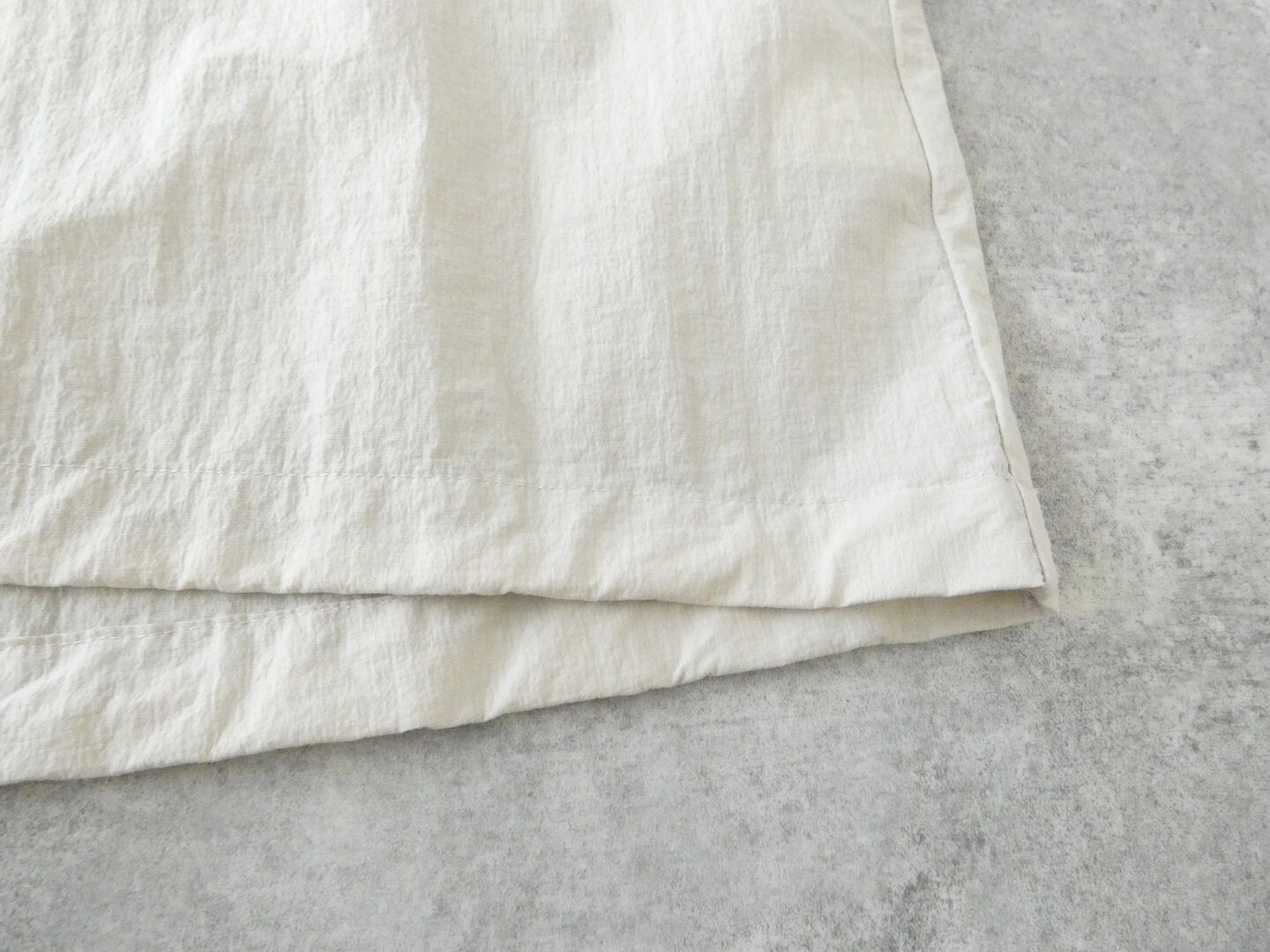 prit(プリット) コットンナイロン交織平織ワッシャー5分ビッグスリーブ裾ヒモプルオーバーの商品画像33