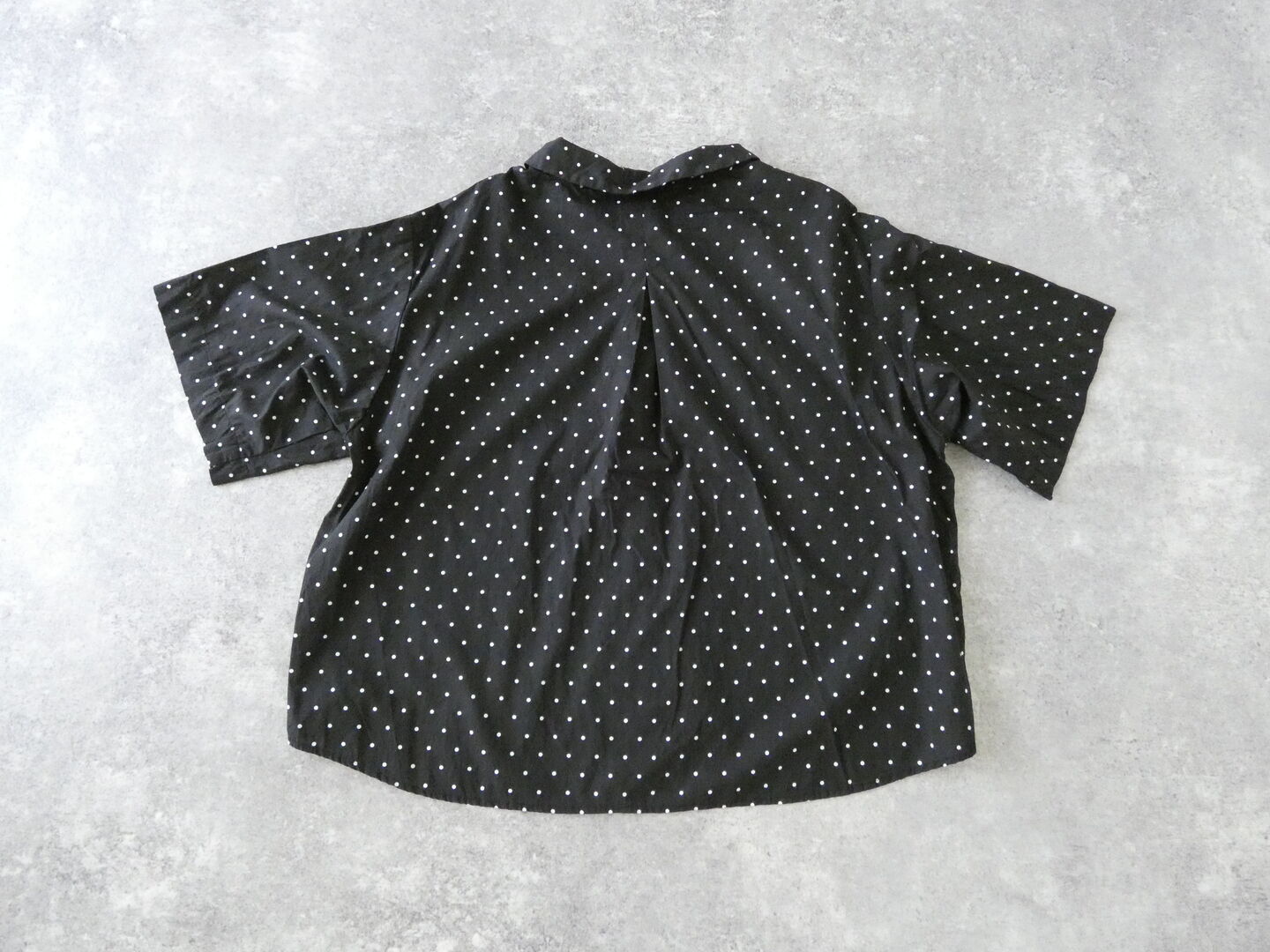 prit(プリット) 70/1高密度ローンドットプリント5分袖ショートシャツの商品画像14