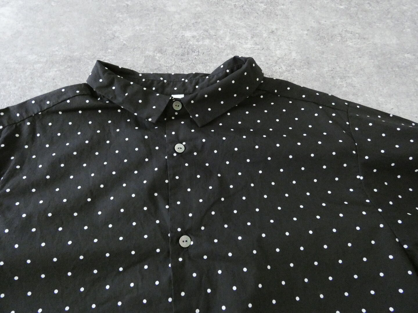 prit(プリット) 70/1高密度ローンドットプリント5分袖ショートシャツの商品画像16