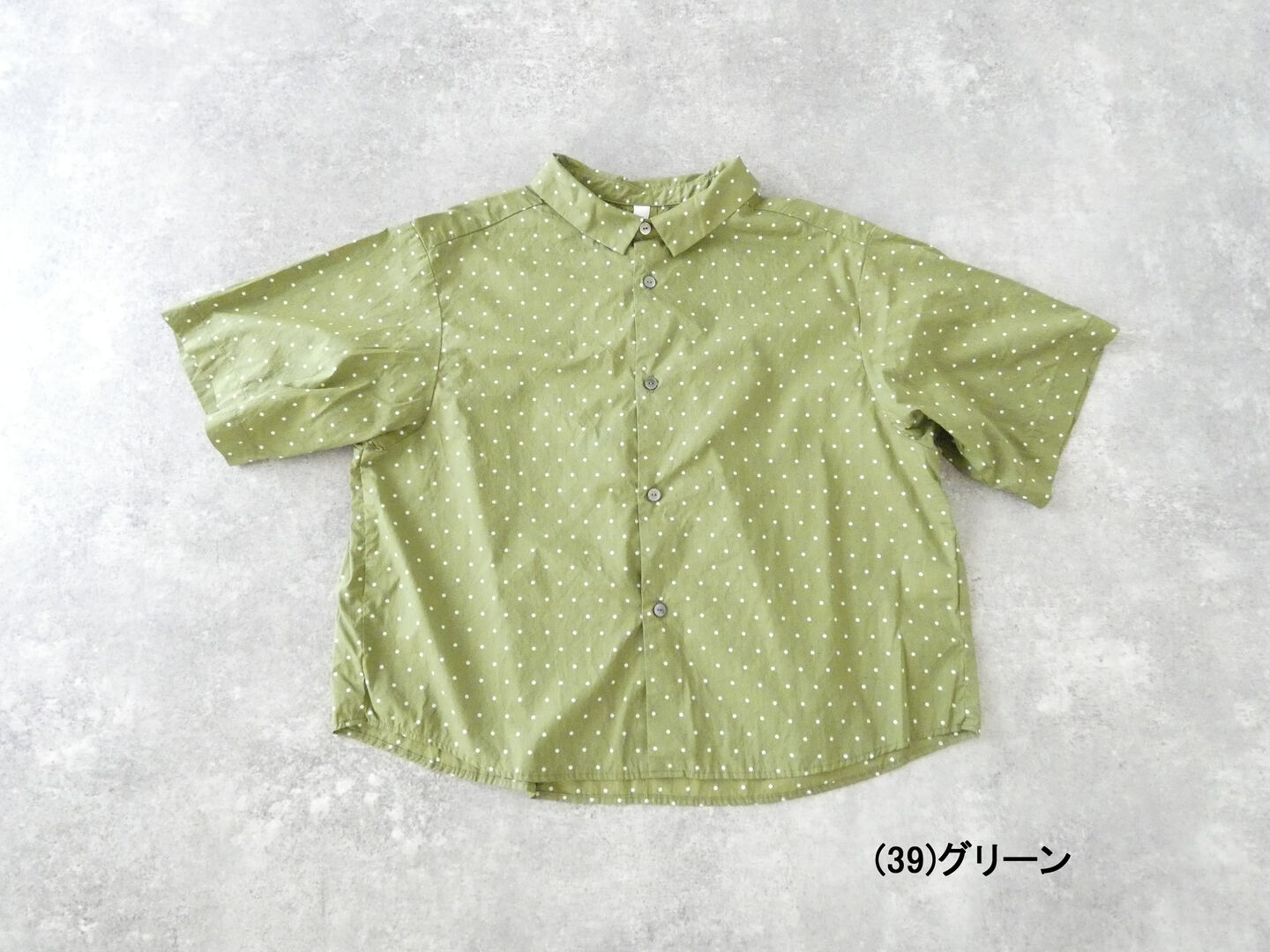 prit(プリット) 70/1高密度ローンドットプリント5分袖ショートシャツの商品画像28