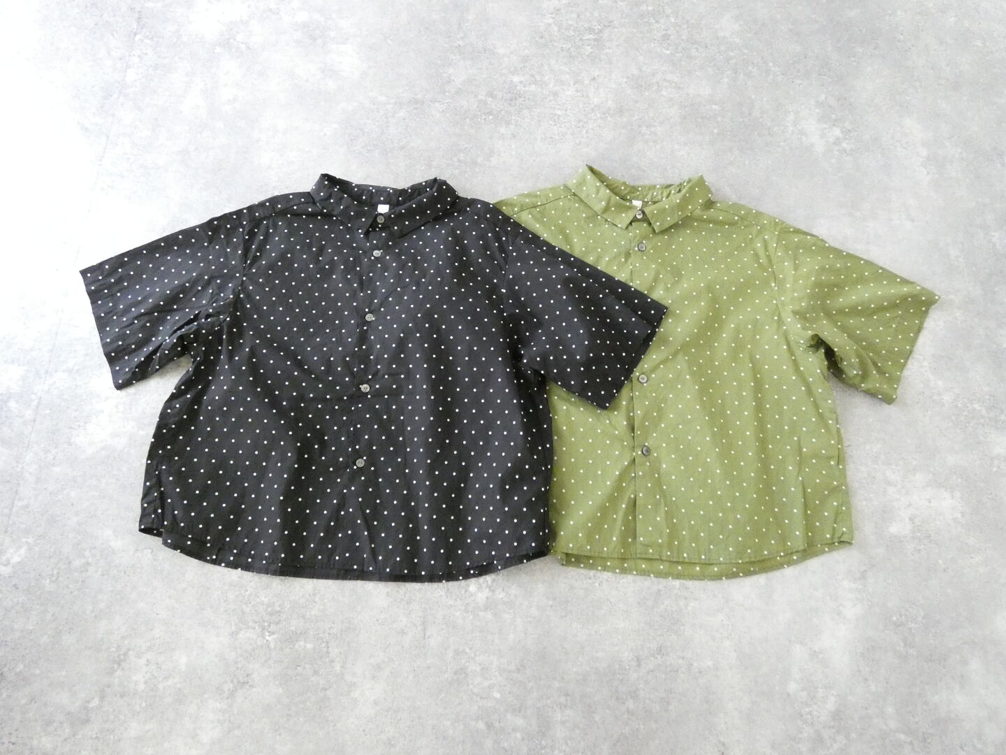 prit(プリット) 70/1高密度ローンドットプリント5分袖ショートシャツの商品画像3