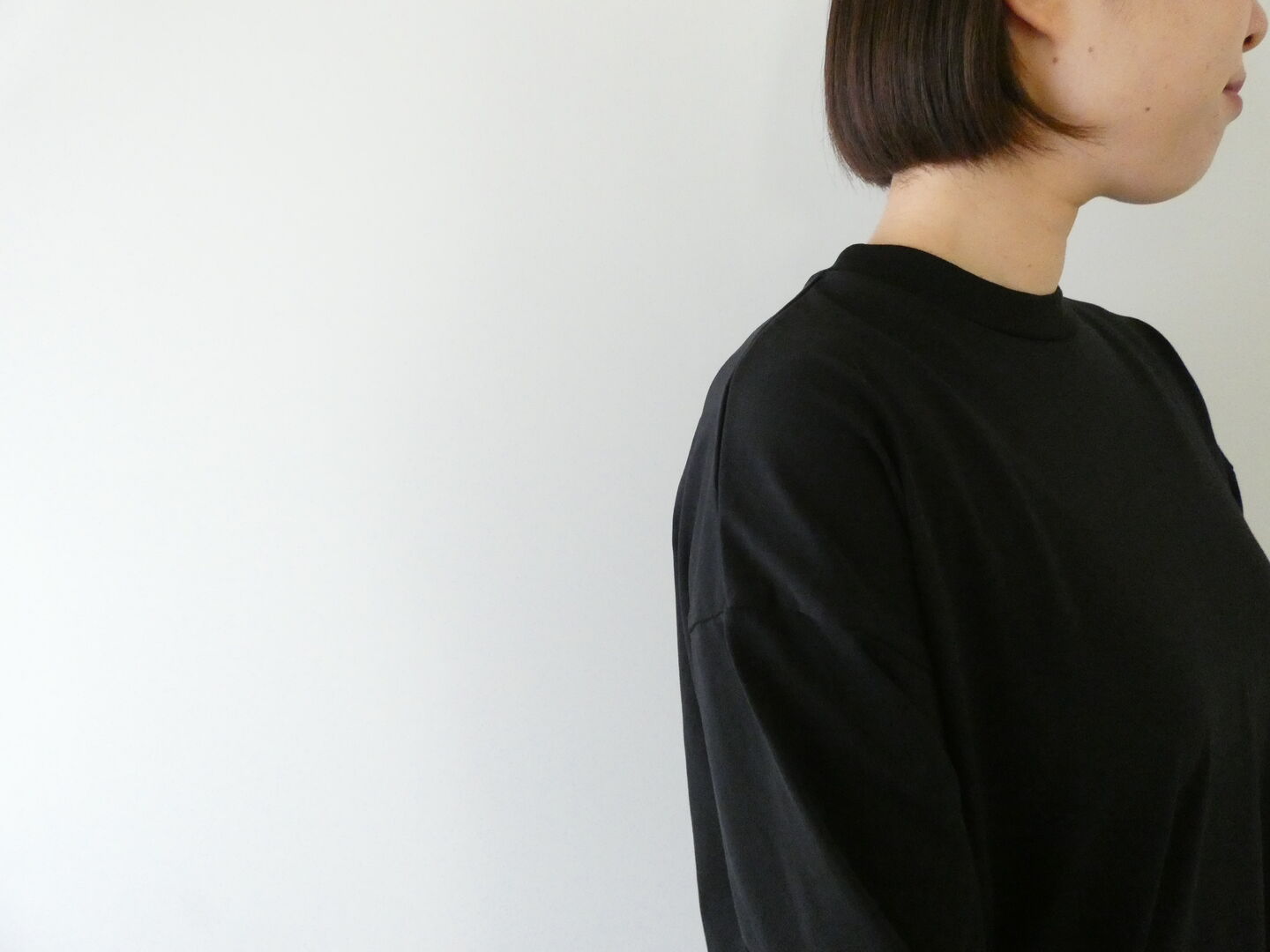 prit(プリット) 47/2スーピマコンパクト天竺7分袖ラウンドヘムプルオーバーの商品画像16