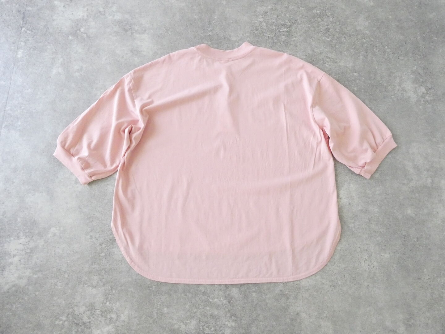 prit(プリット) 47/2スーピマコンパクト天竺7分袖ラウンドヘムプルオーバーの商品画像29