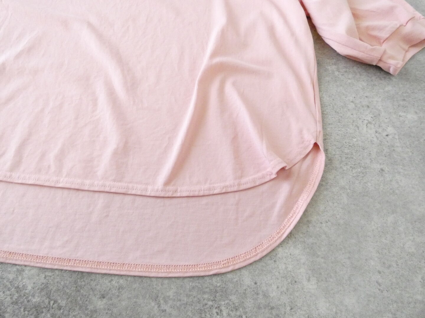 prit(プリット) 47/2スーピマコンパクト天竺7分袖ラウンドヘムプルオーバーの商品画像32