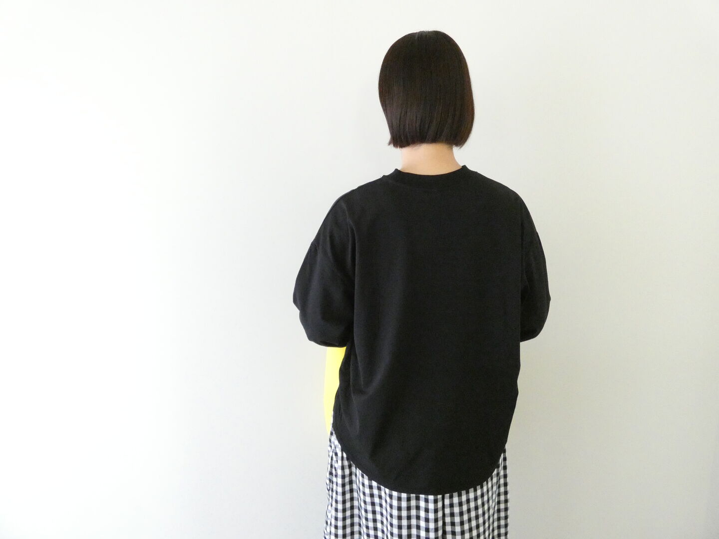 prit(プリット) 47/2スーピマコンパクト天竺7分袖ラウンドヘムプルオーバーの商品画像5