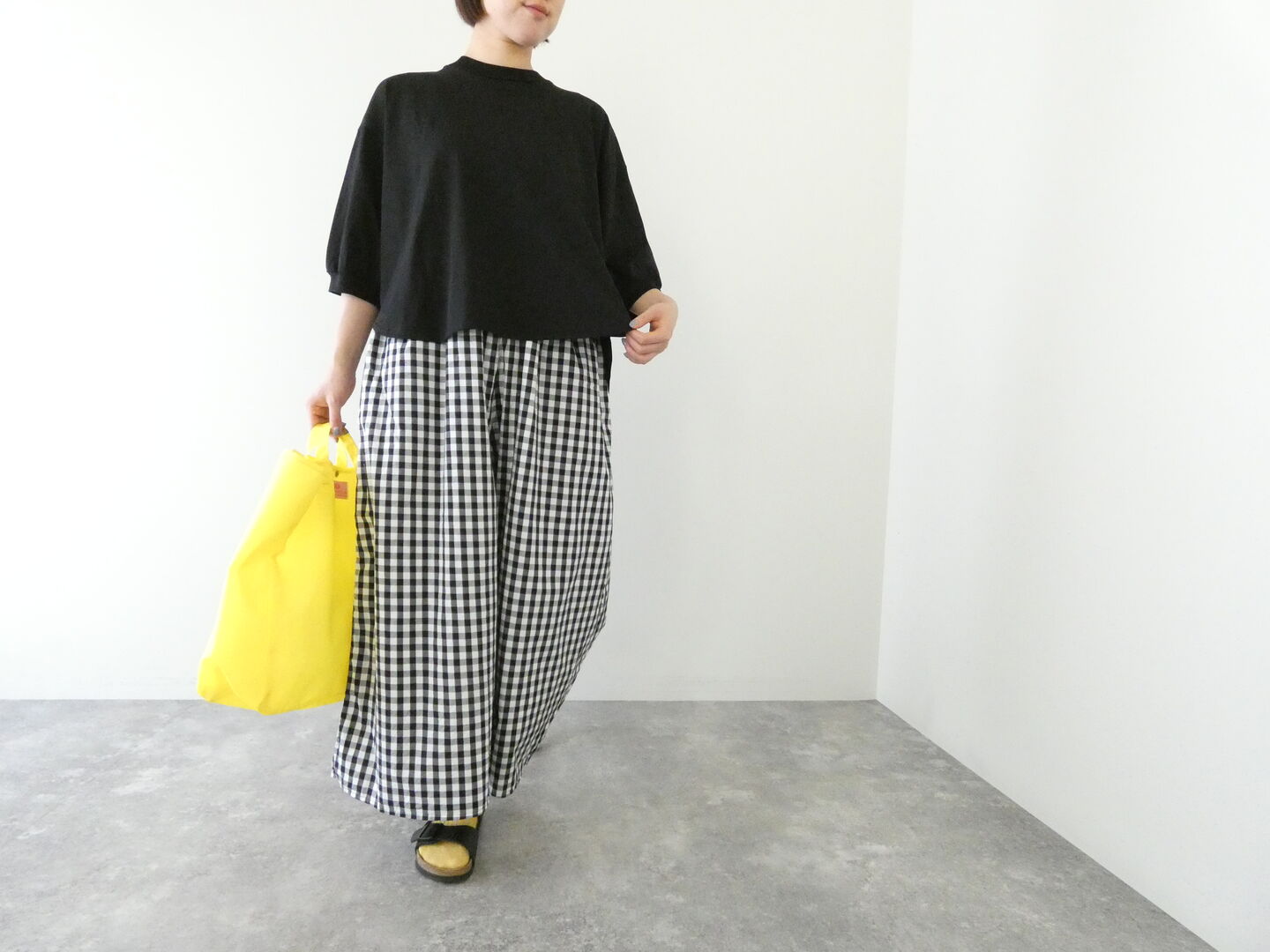 prit(プリット) 47/2スーピマコンパクト天竺7分袖ラウンドヘムプルオーバーの商品画像6