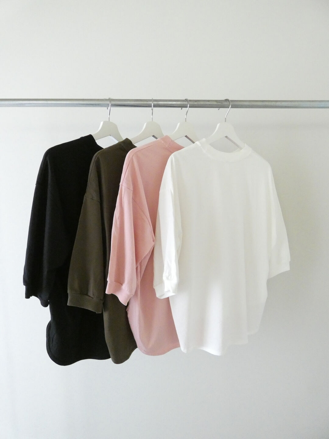 prit(プリット) 47/2スーピマコンパクト天竺7分袖ラウンドヘムプルオーバーの商品画像9