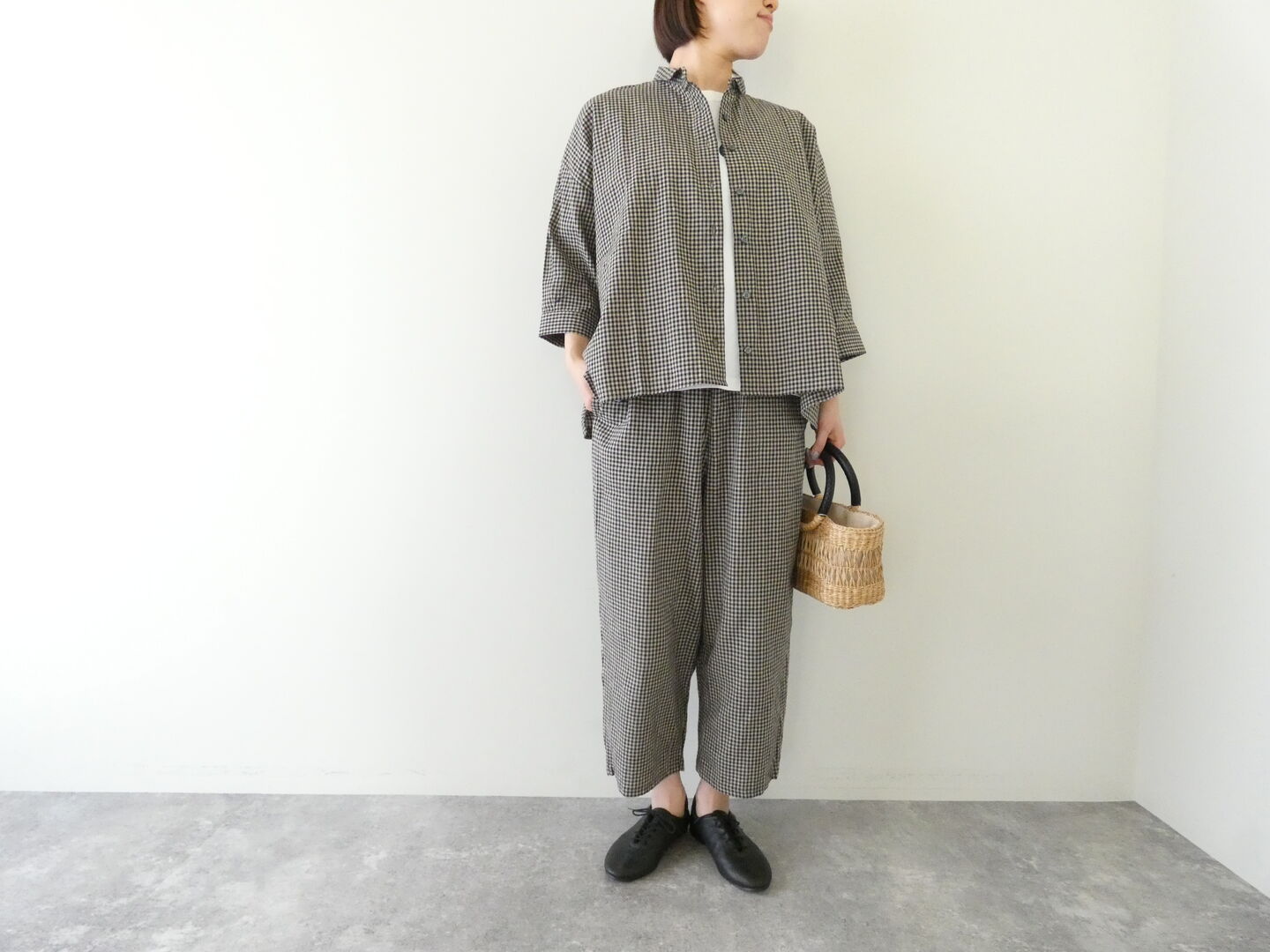 setten(セッテン) ワッシャーチェックシャツの商品画像2