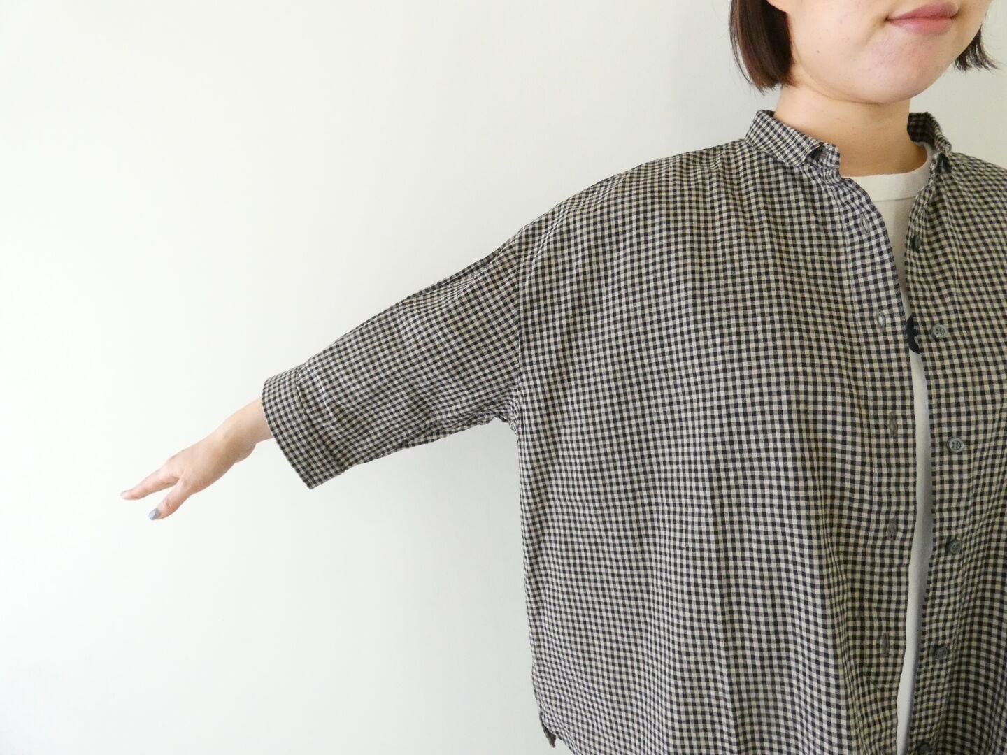 setten(セッテン) ワッシャーチェックシャツの商品画像5